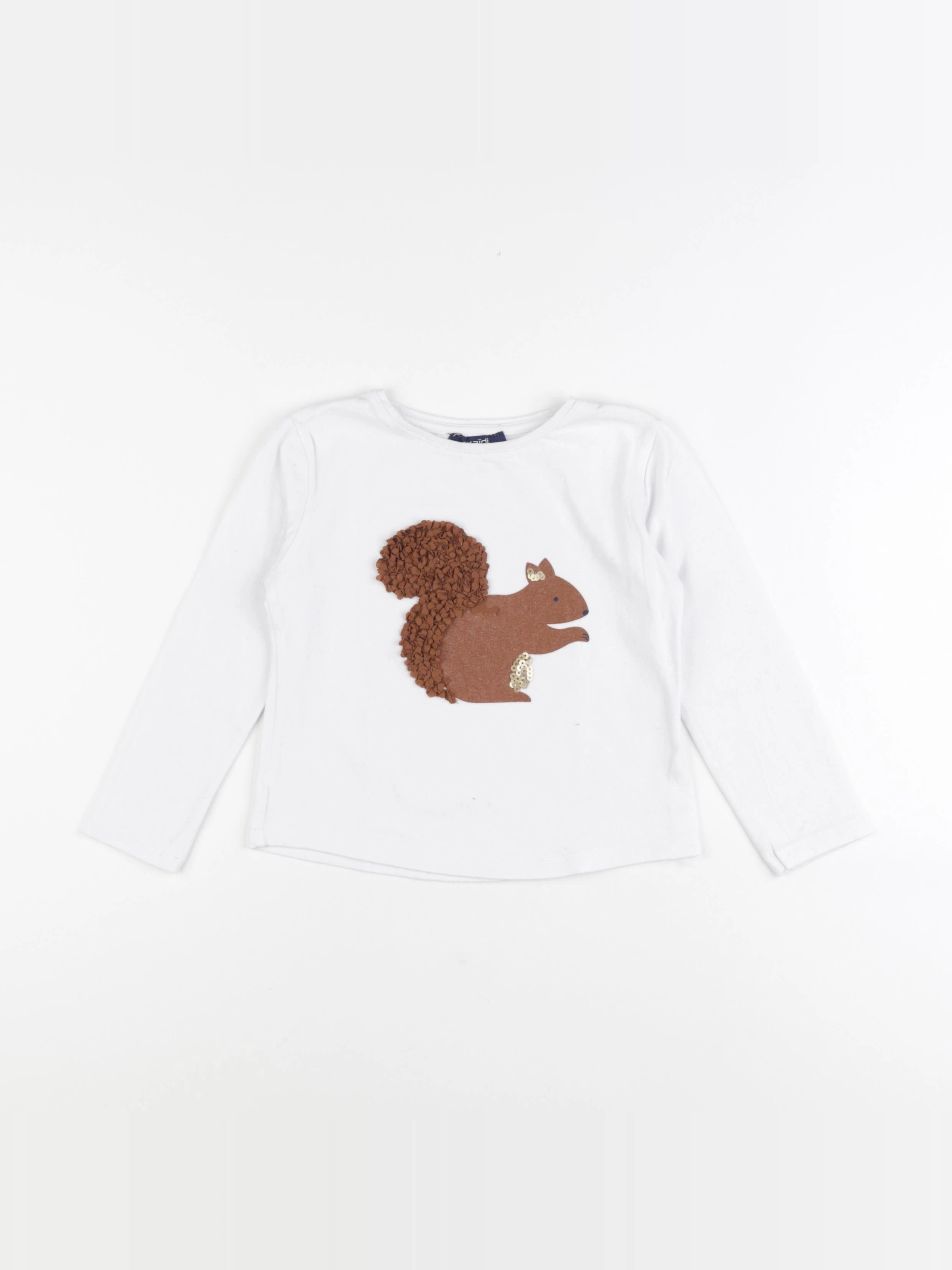 Okaidi - tee-shirt blanc - 3 ans