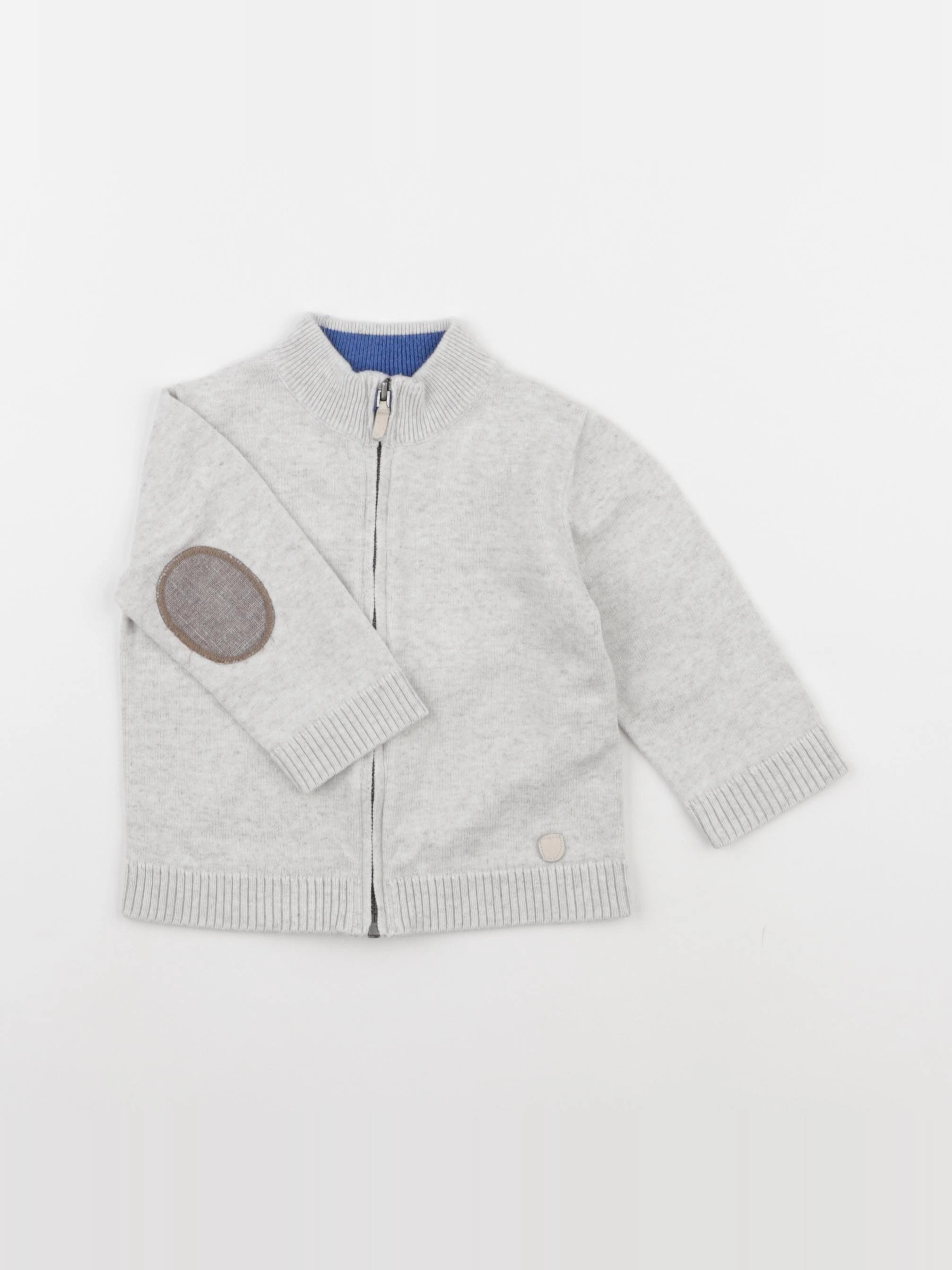 Zara - gilet beige - 6/9 mois
