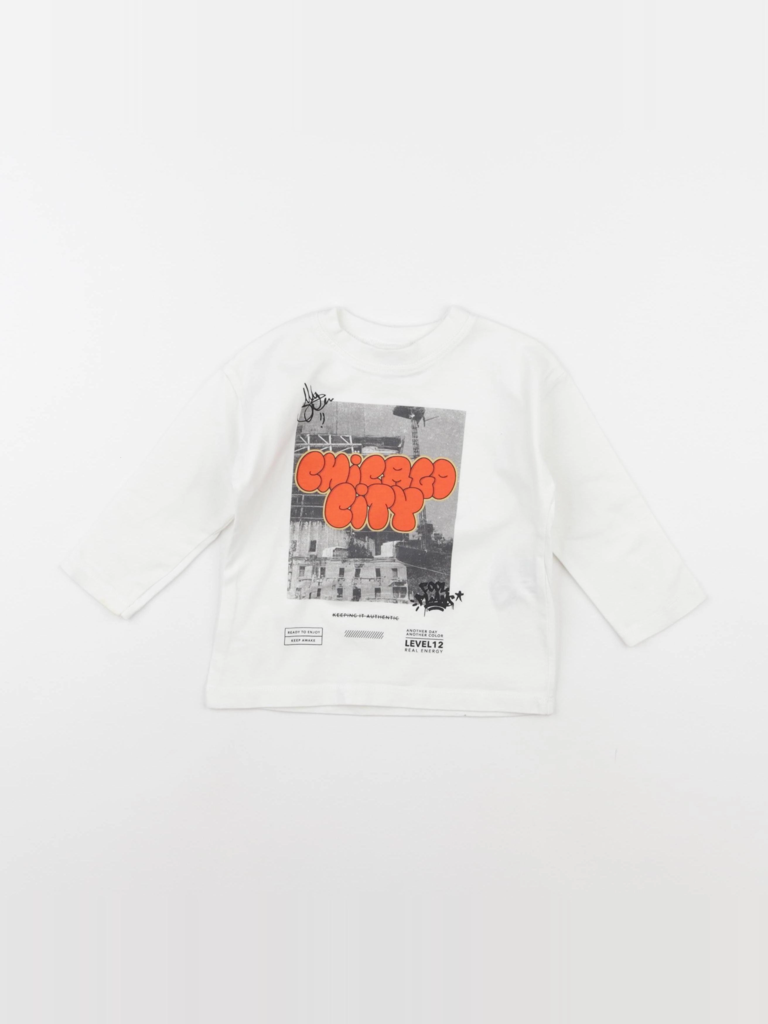 Zara - tee-shirt multicolore - 9/12 mois