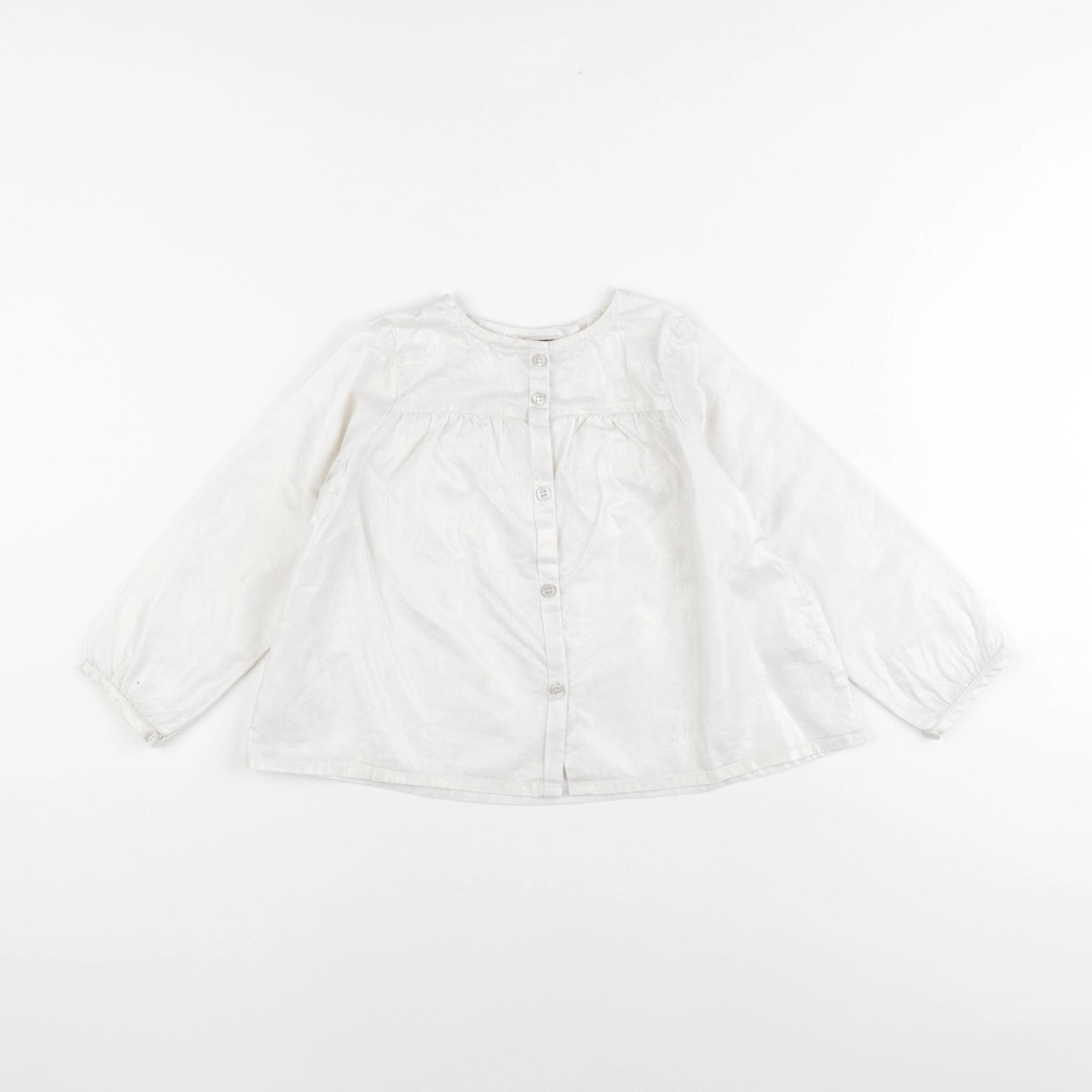 Bonton - blouse beige, or - 4 ans