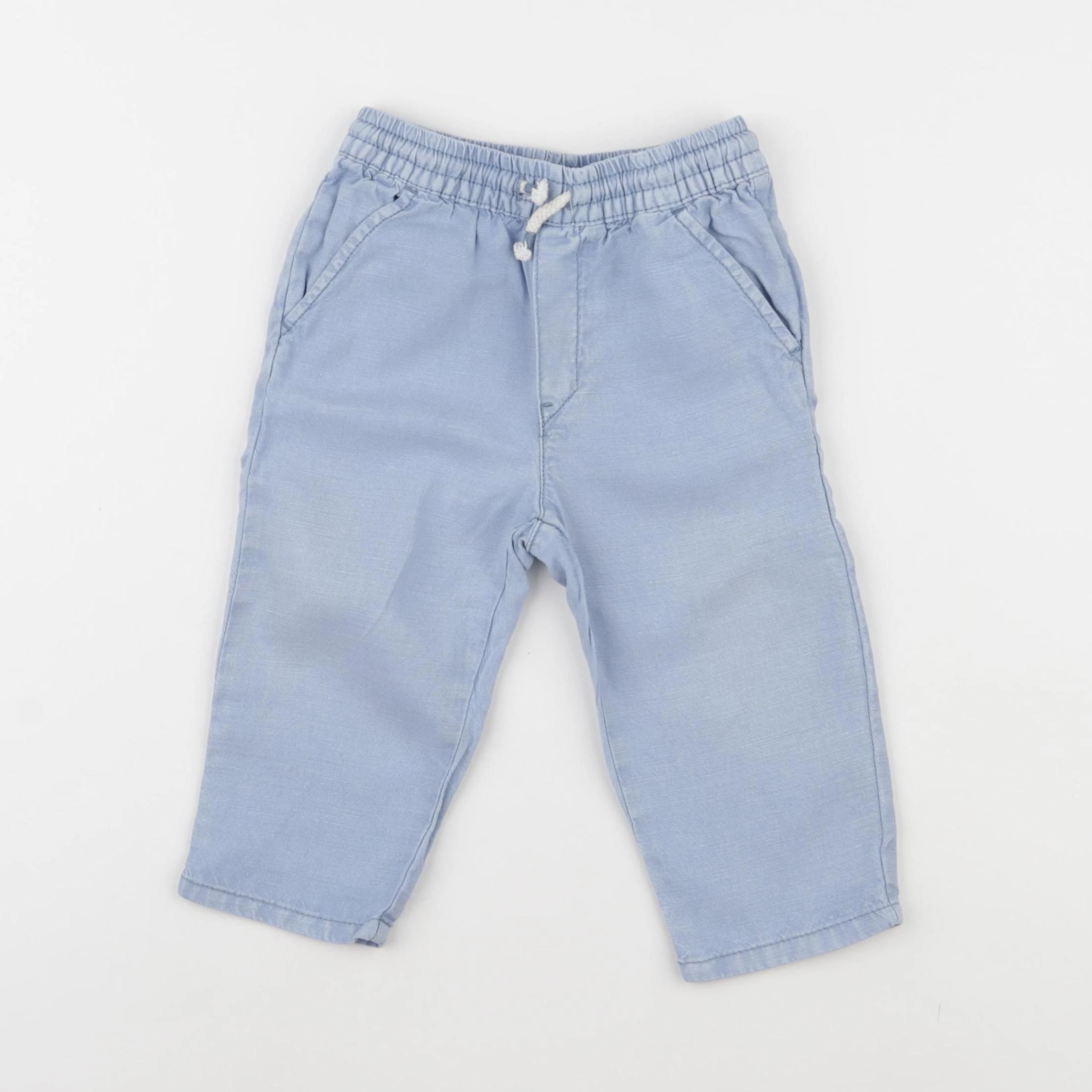 Zara - pantalon bleu - 9/12 mois