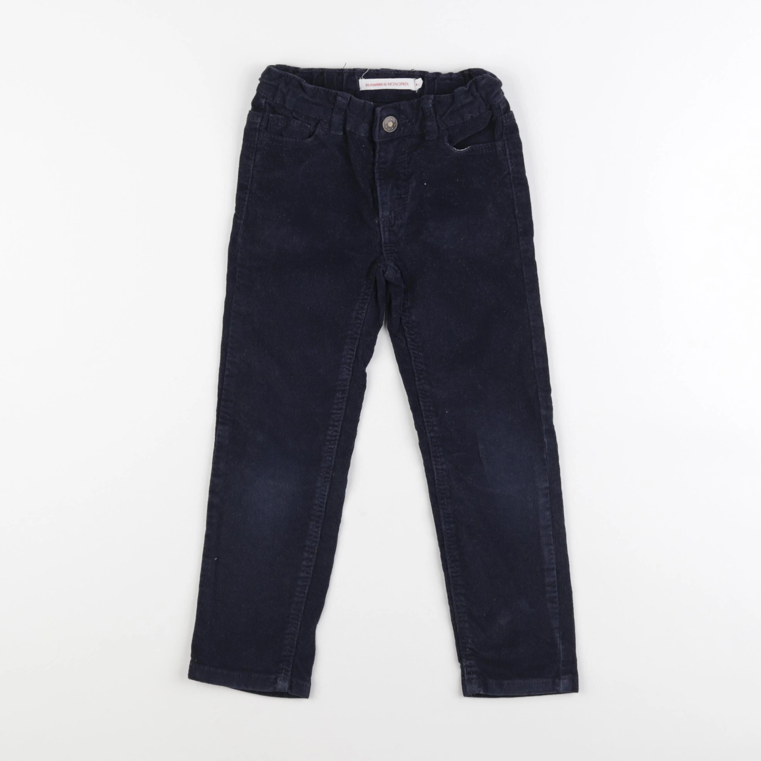 Monoprix - pantalon bleu - 4 ans
