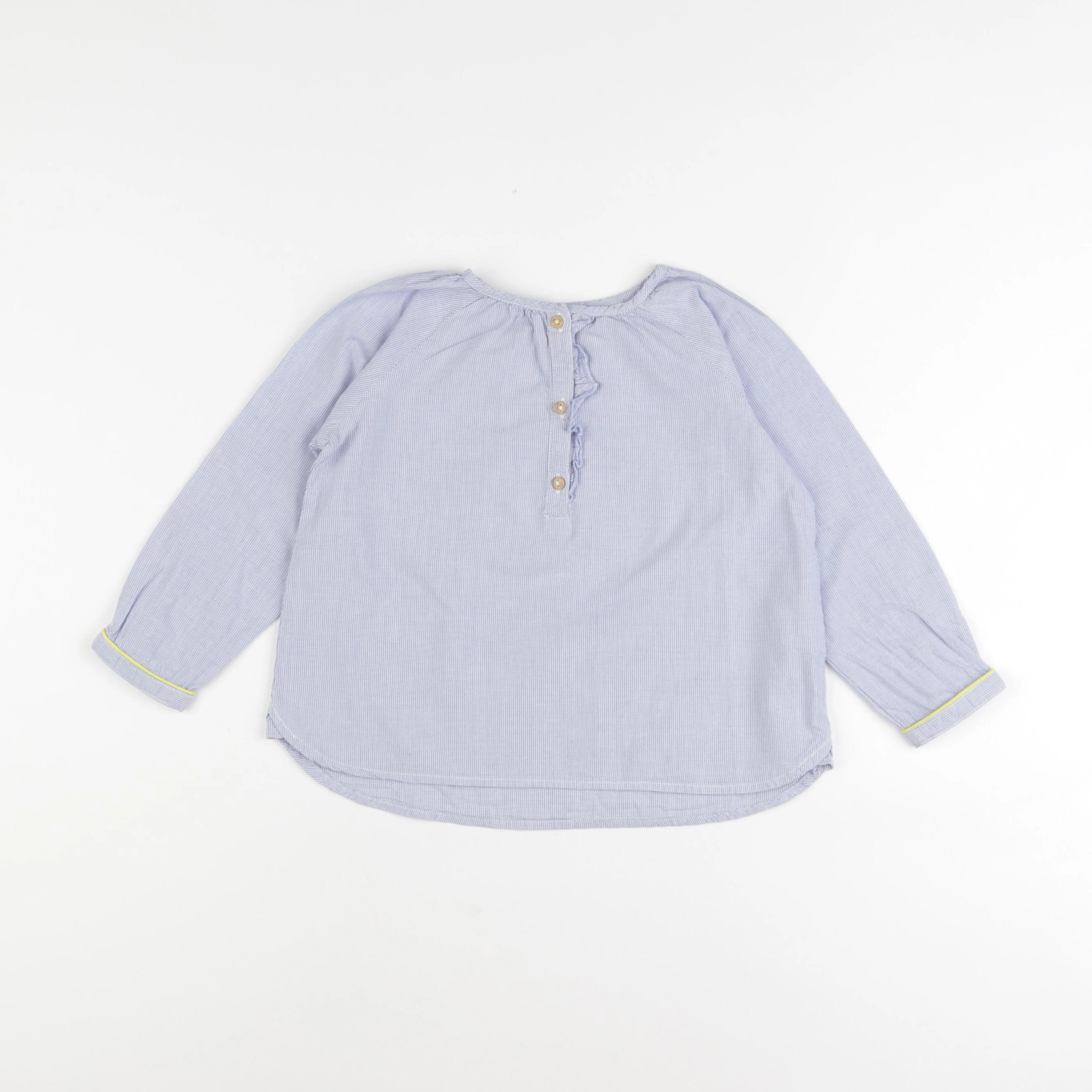 Zara - blouse bleu, blanc - 3/4 ans