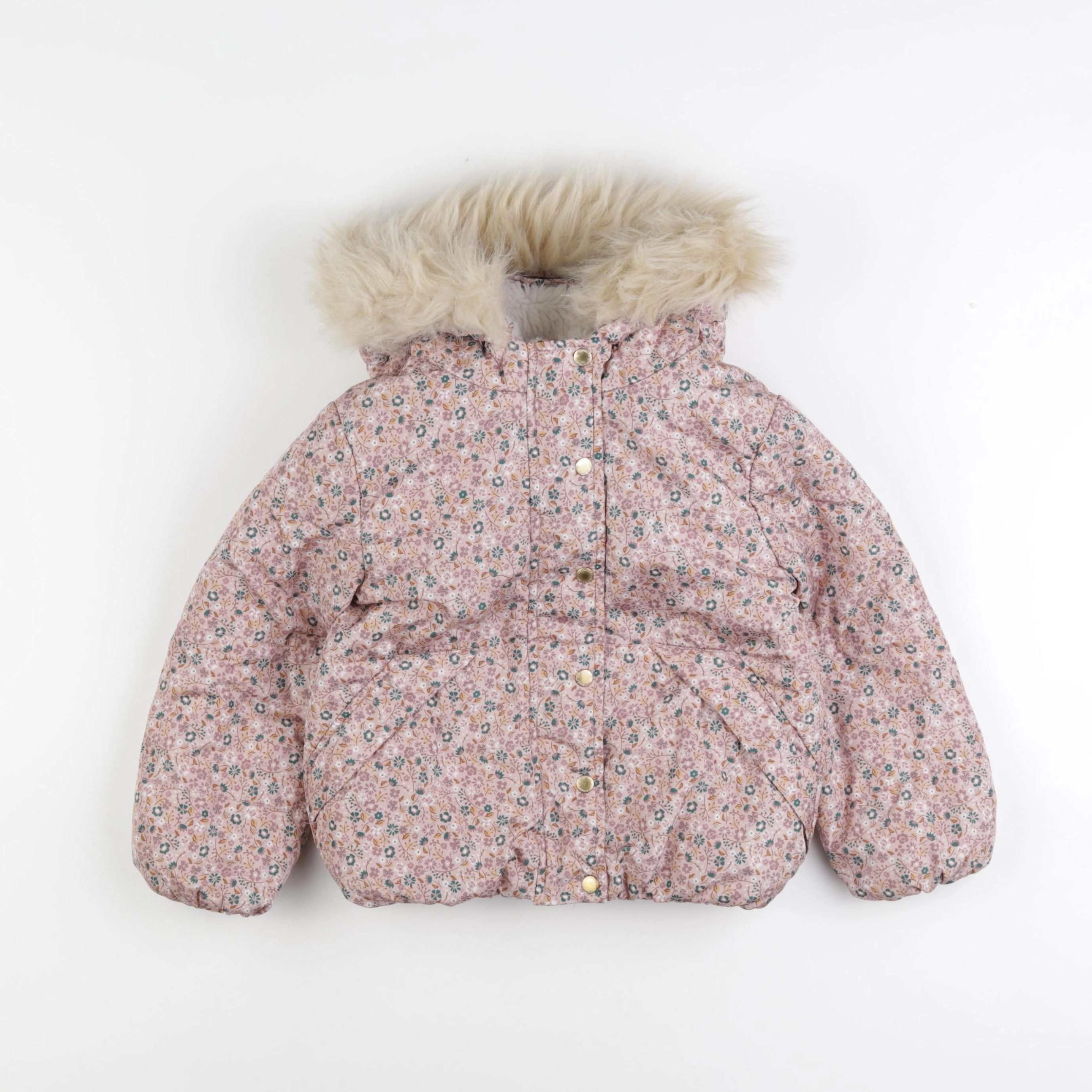 Vertbaudet - doudoune rose - 4 ans