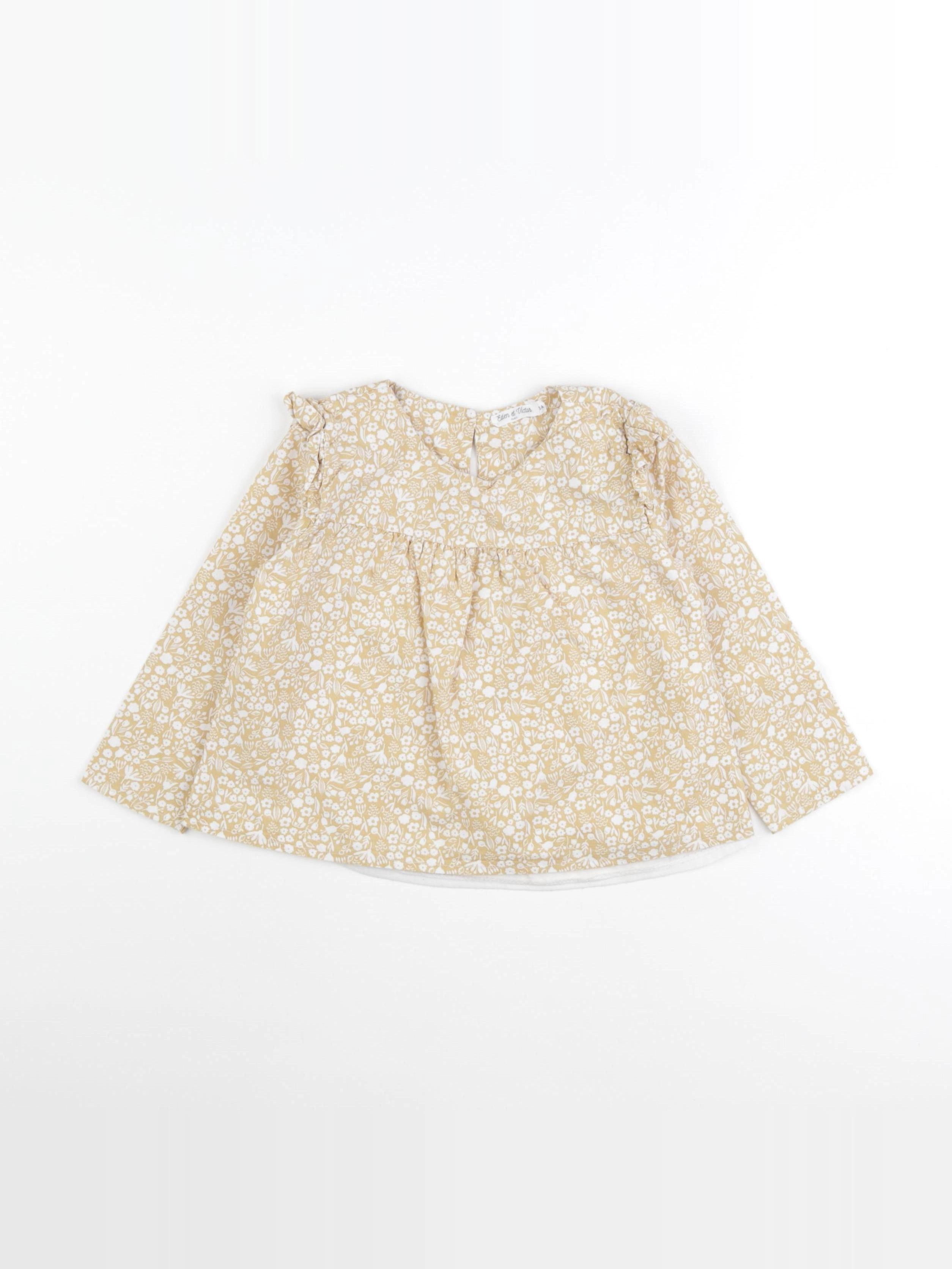 Eden & Victor - blouse jaune - 3 ans