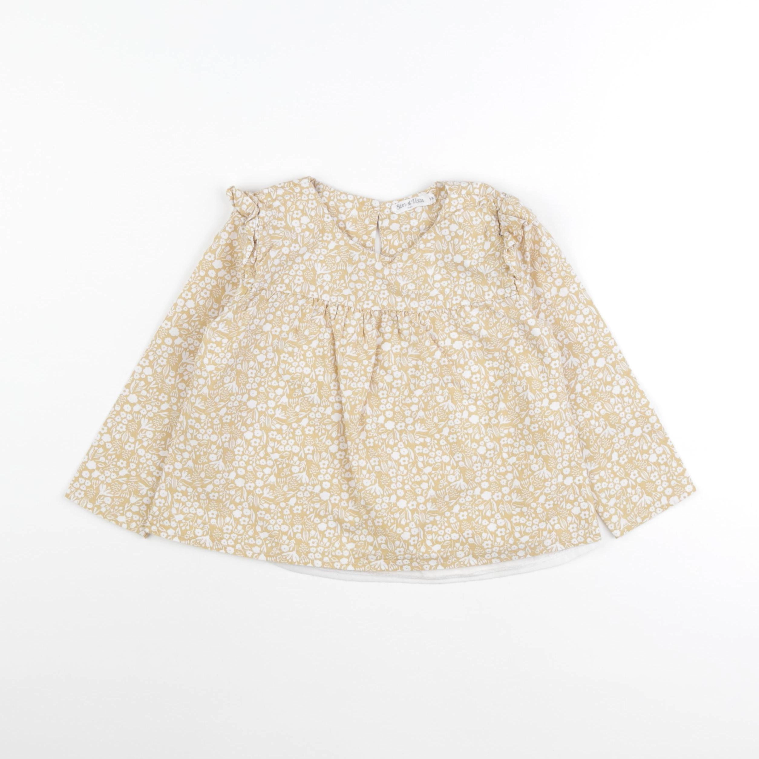 Eden & Victor - blouse jaune - 3 ans