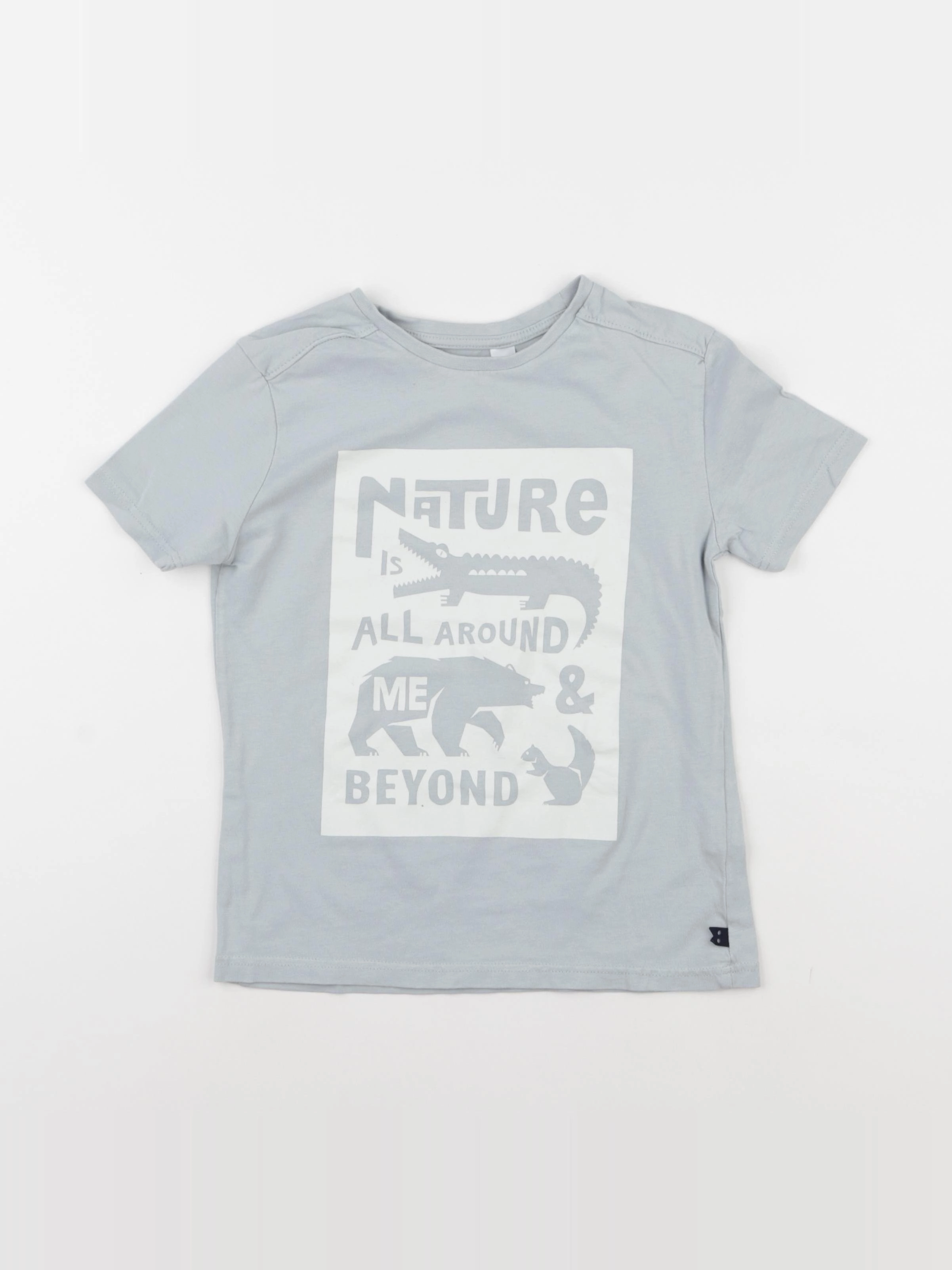 Okaidi - tee-shirt bleu - 6 ans