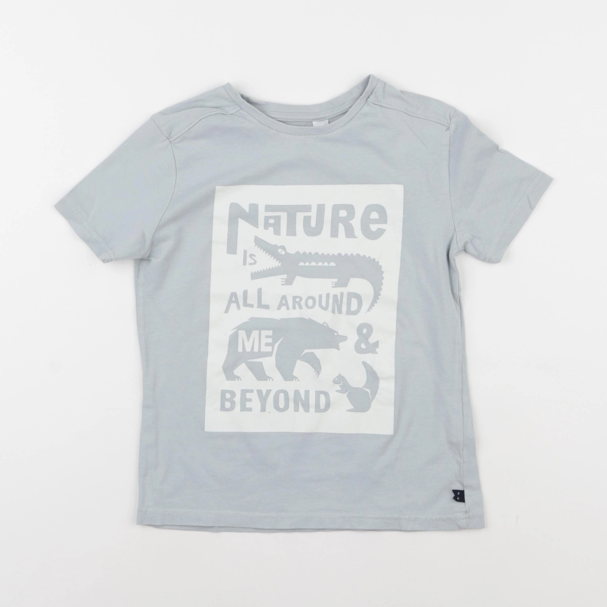 Okaidi - tee-shirt bleu - 6 ans