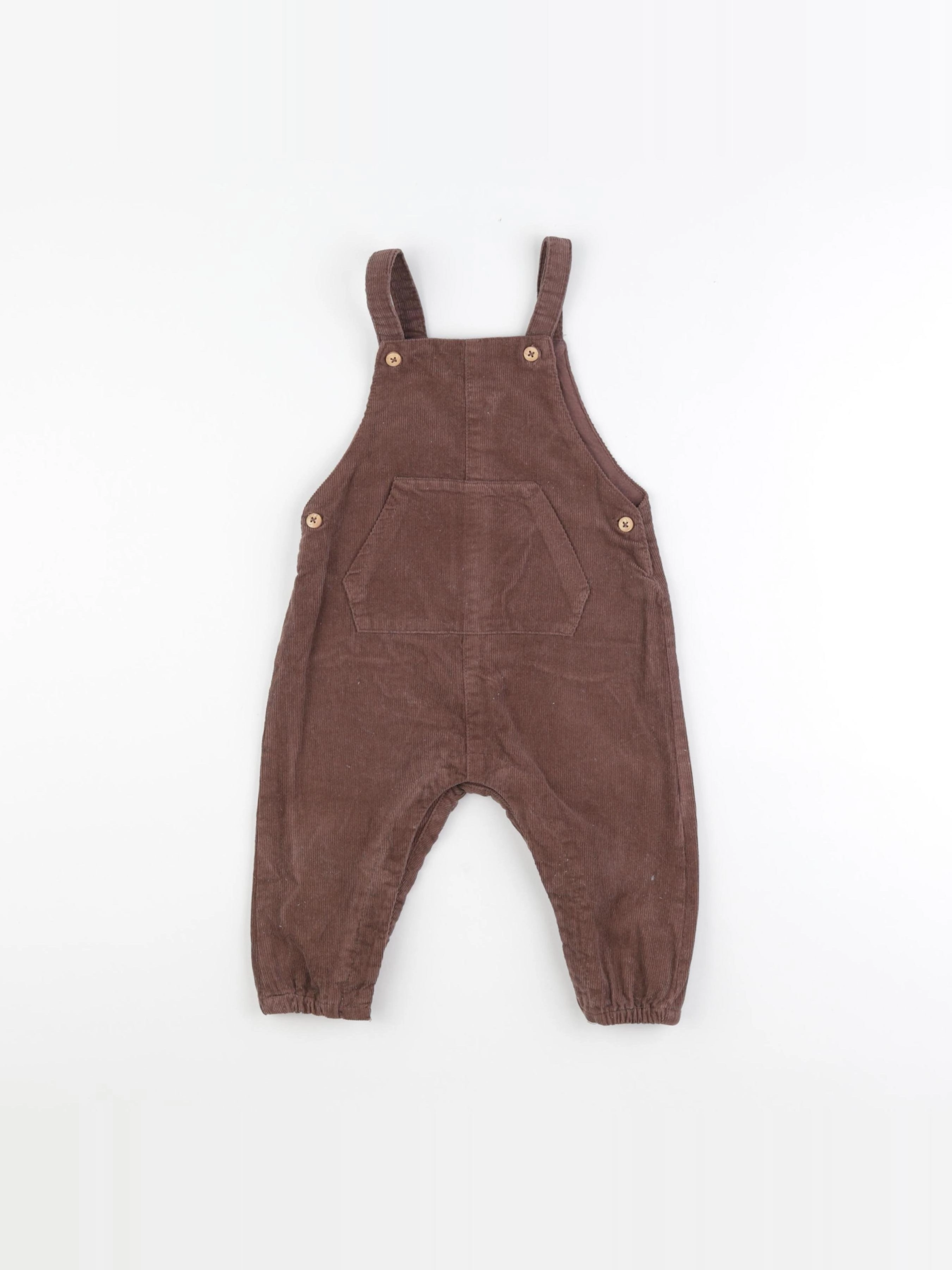 Zara - salopette marron - 9/12 mois
