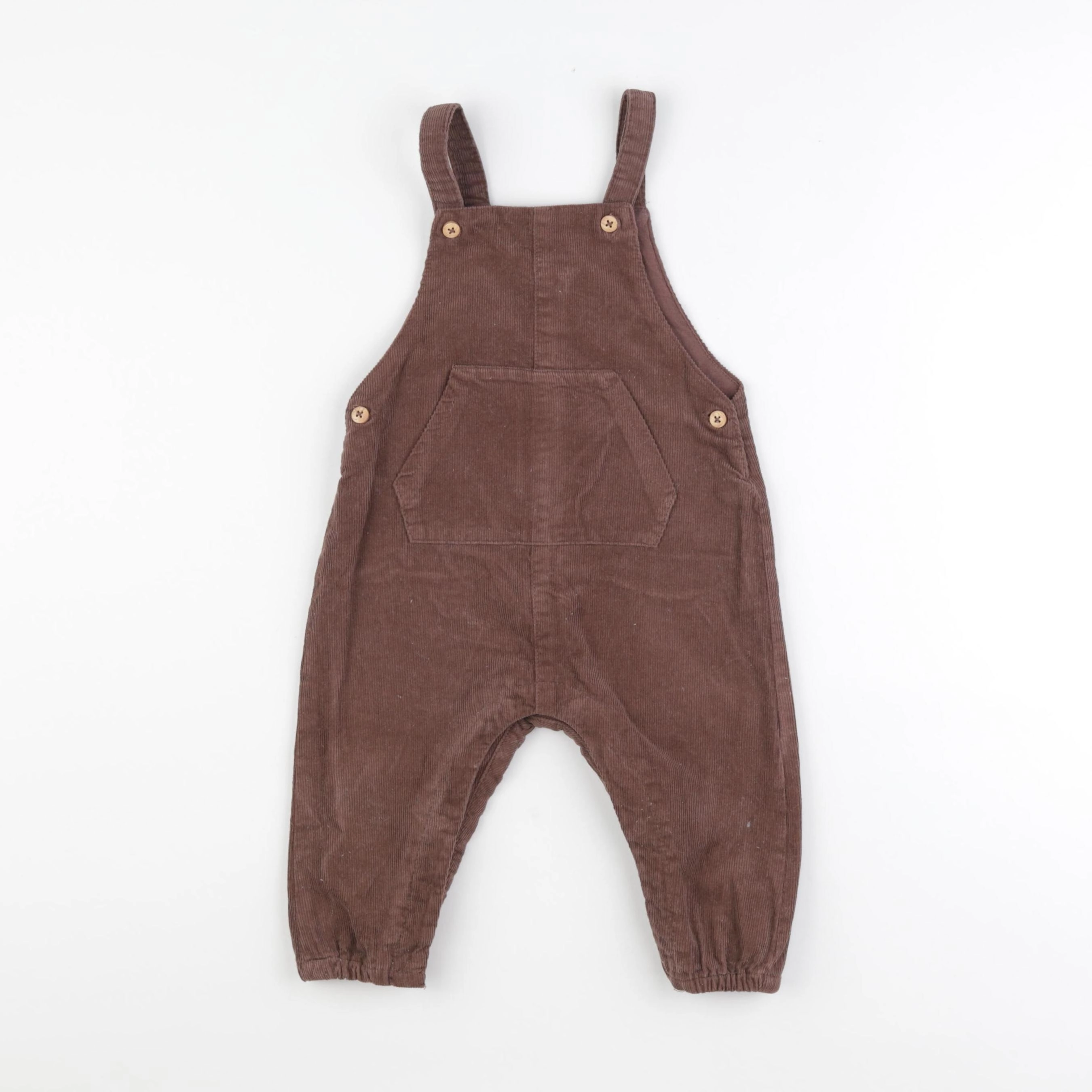 Zara - salopette marron - 9/12 mois
