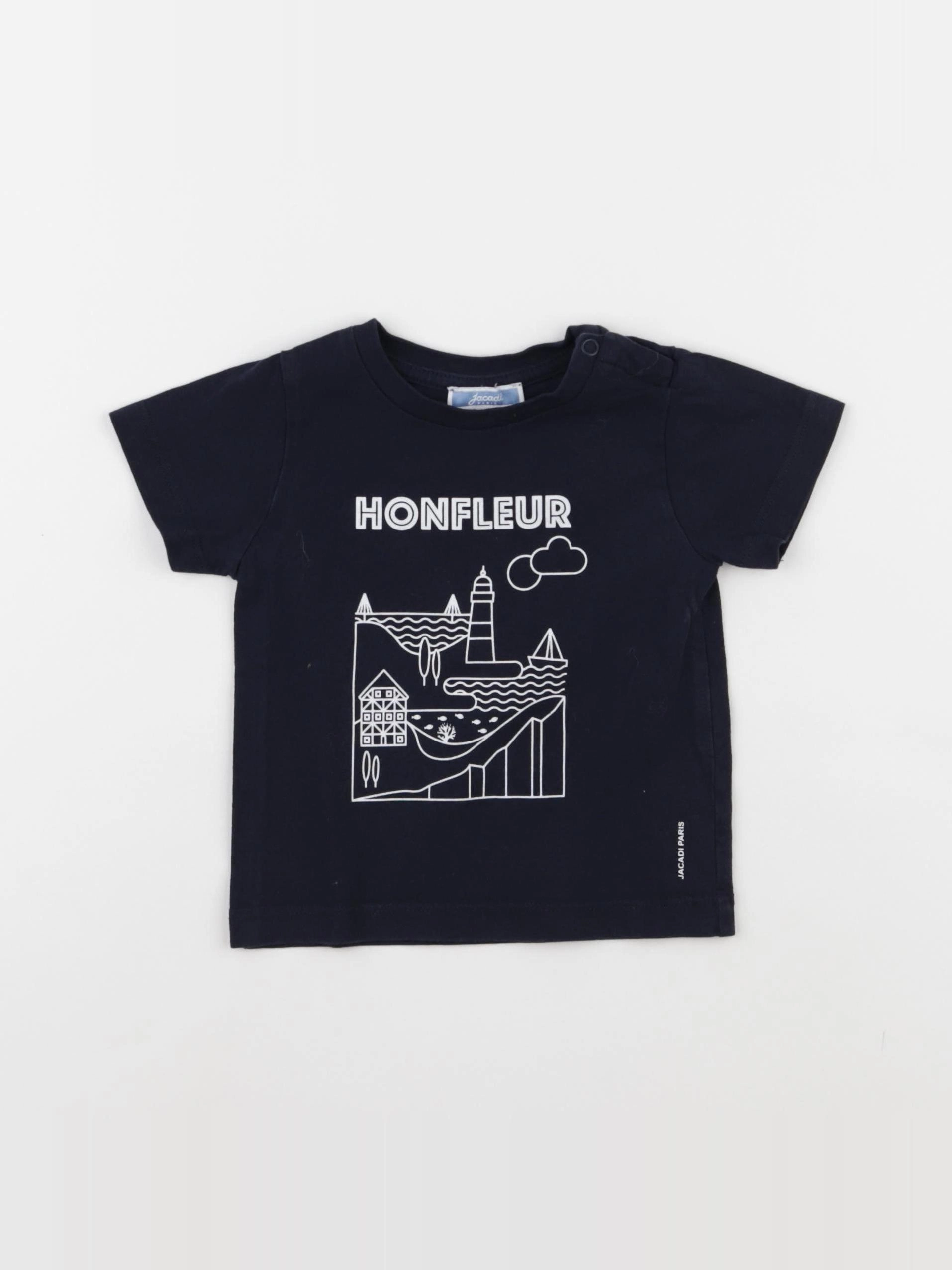 Jacadi - tee-shirt bleu - 12 mois