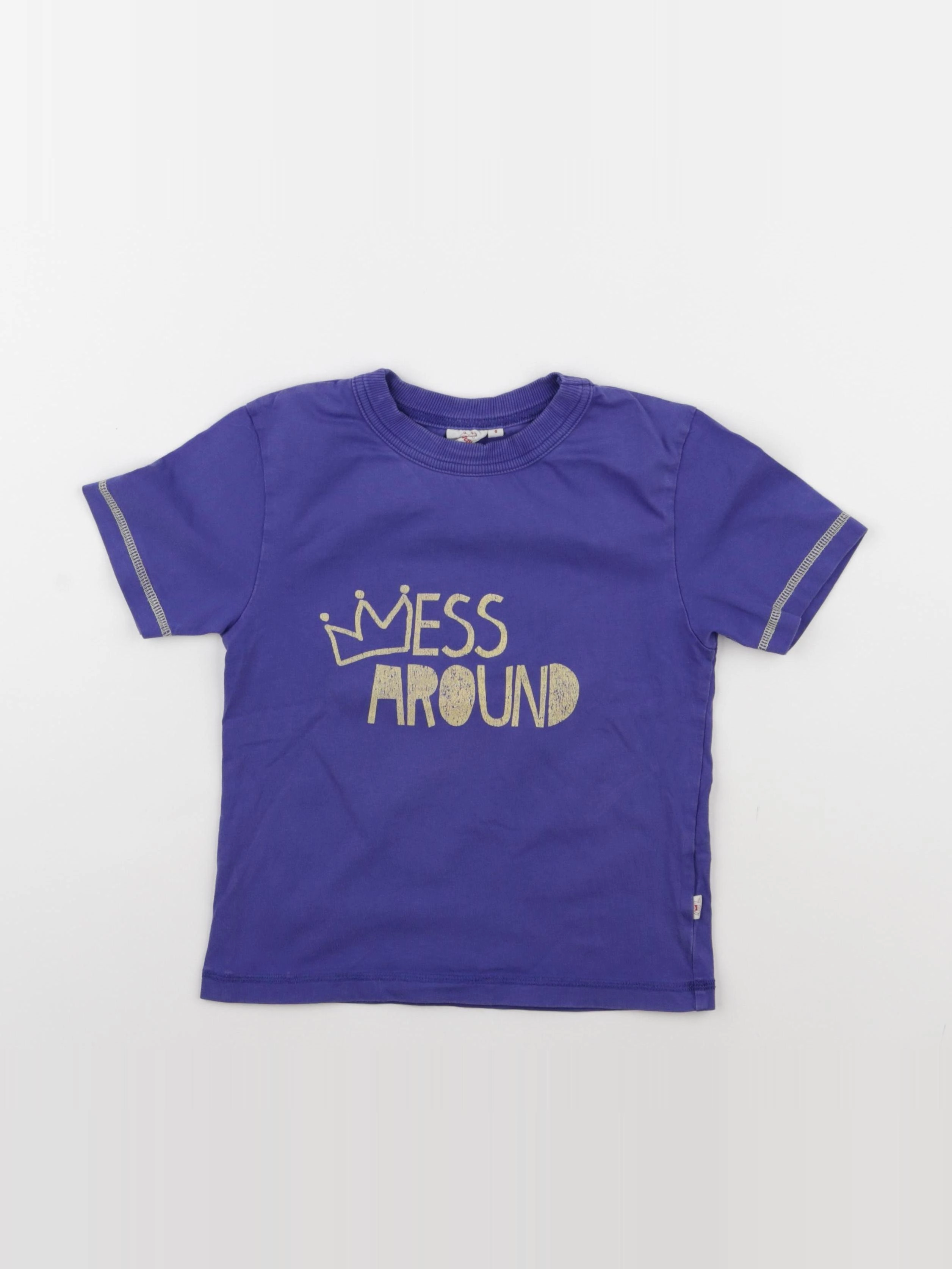 Les Marsiens - tee-shirt bleu - 6 ans
