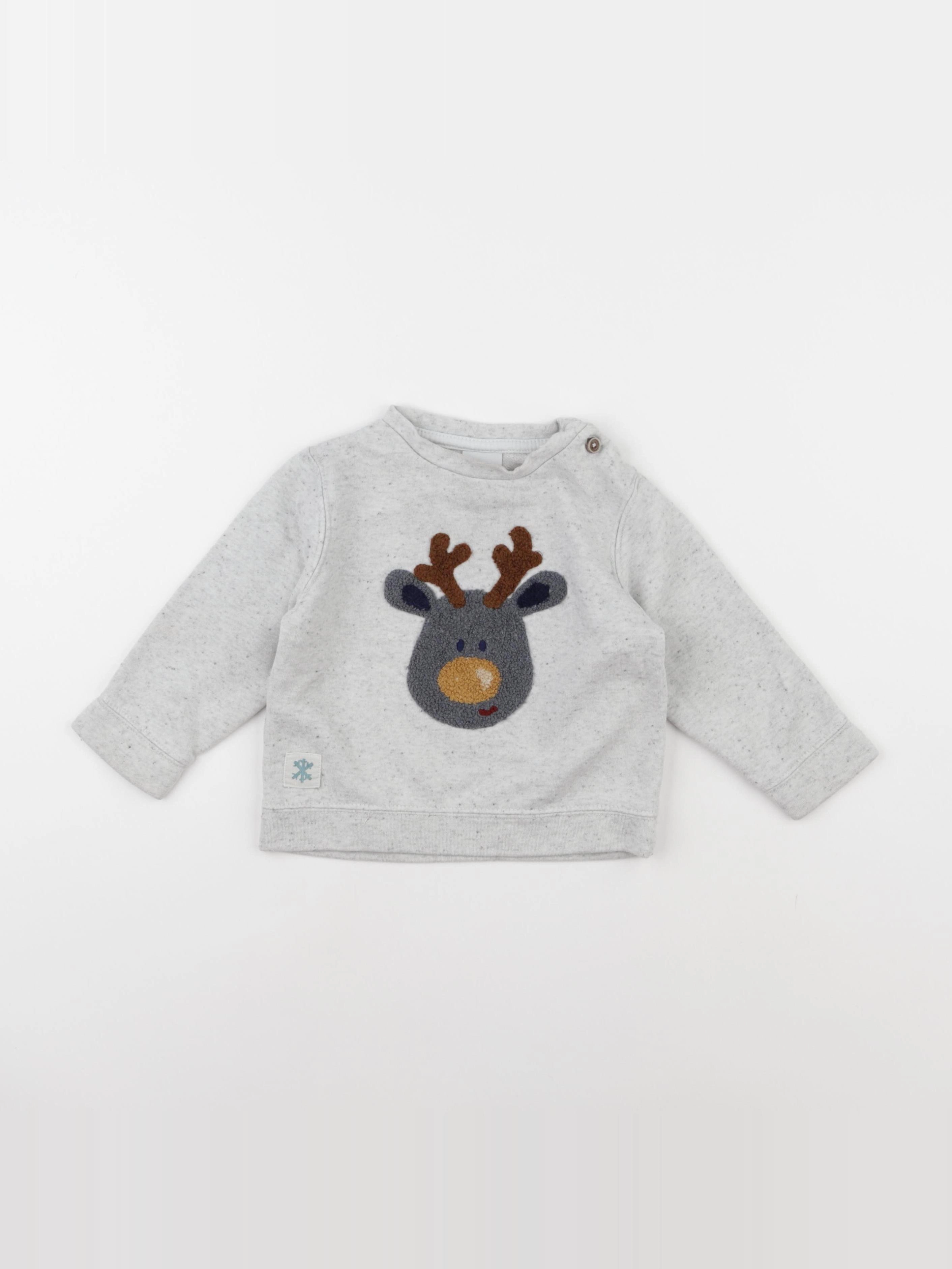 Zara - sweat multicolore - 12/18 mois
