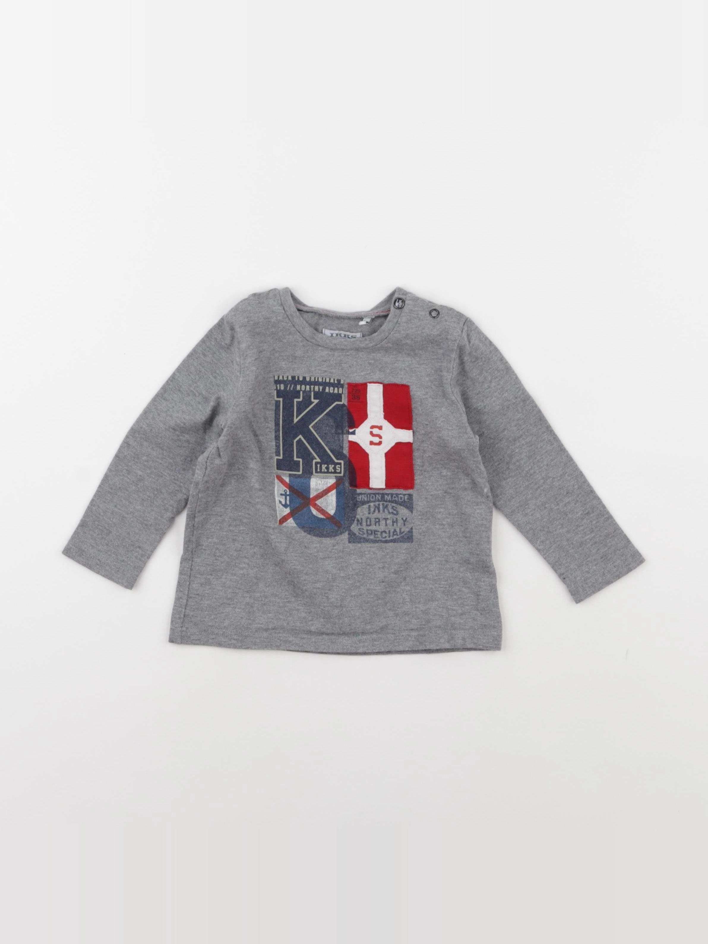 IKKS - tee-shirt multicolore - 12 mois