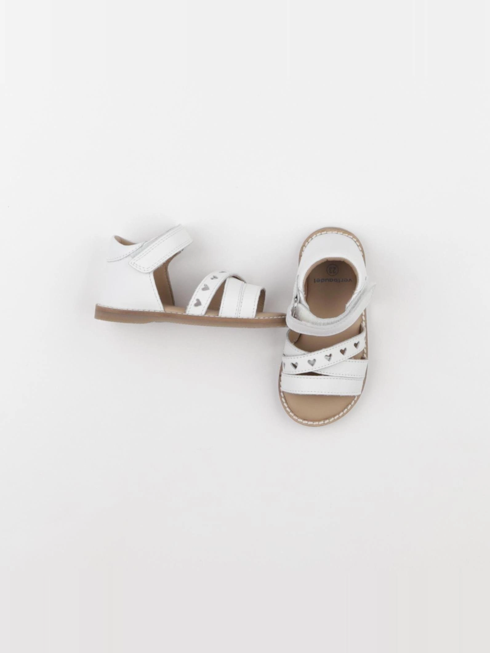 Vertbaudet - sandales blanc - pointure 23
