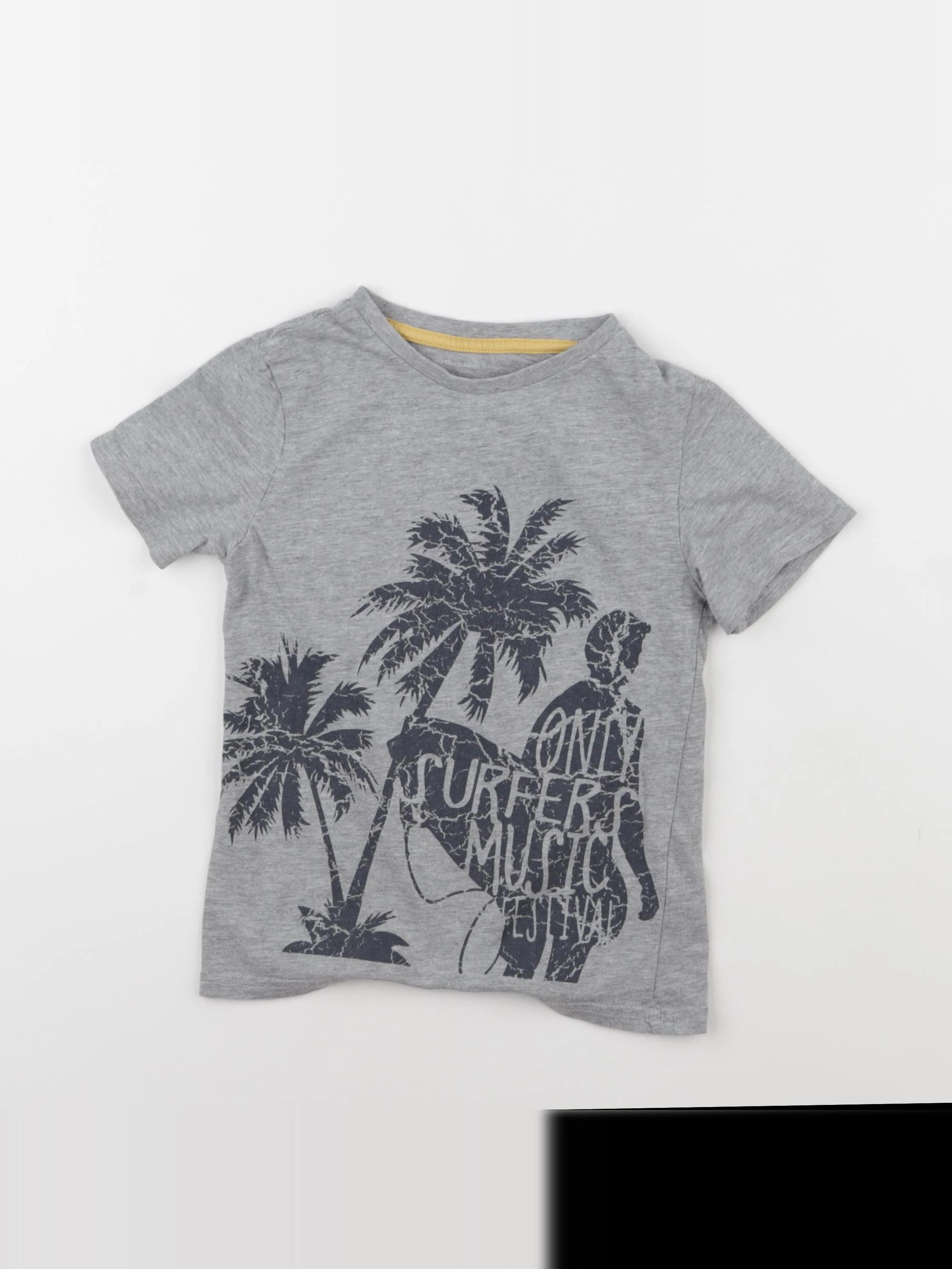 Vertbaudet - tee-shirt gris - 6 ans