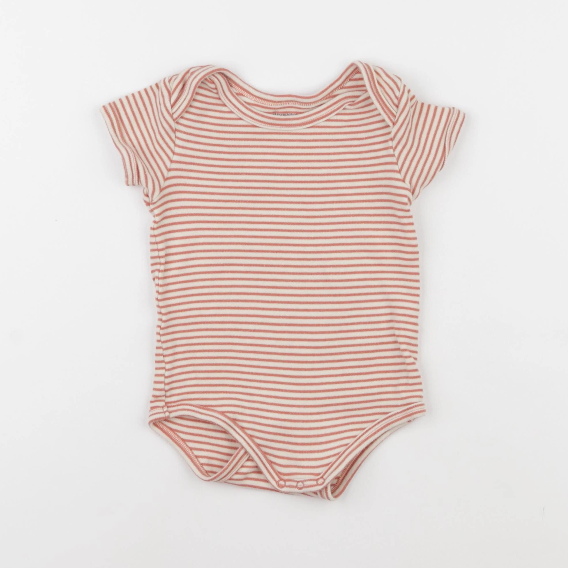 Vertbaudet - body rose, blanc - 36 mois