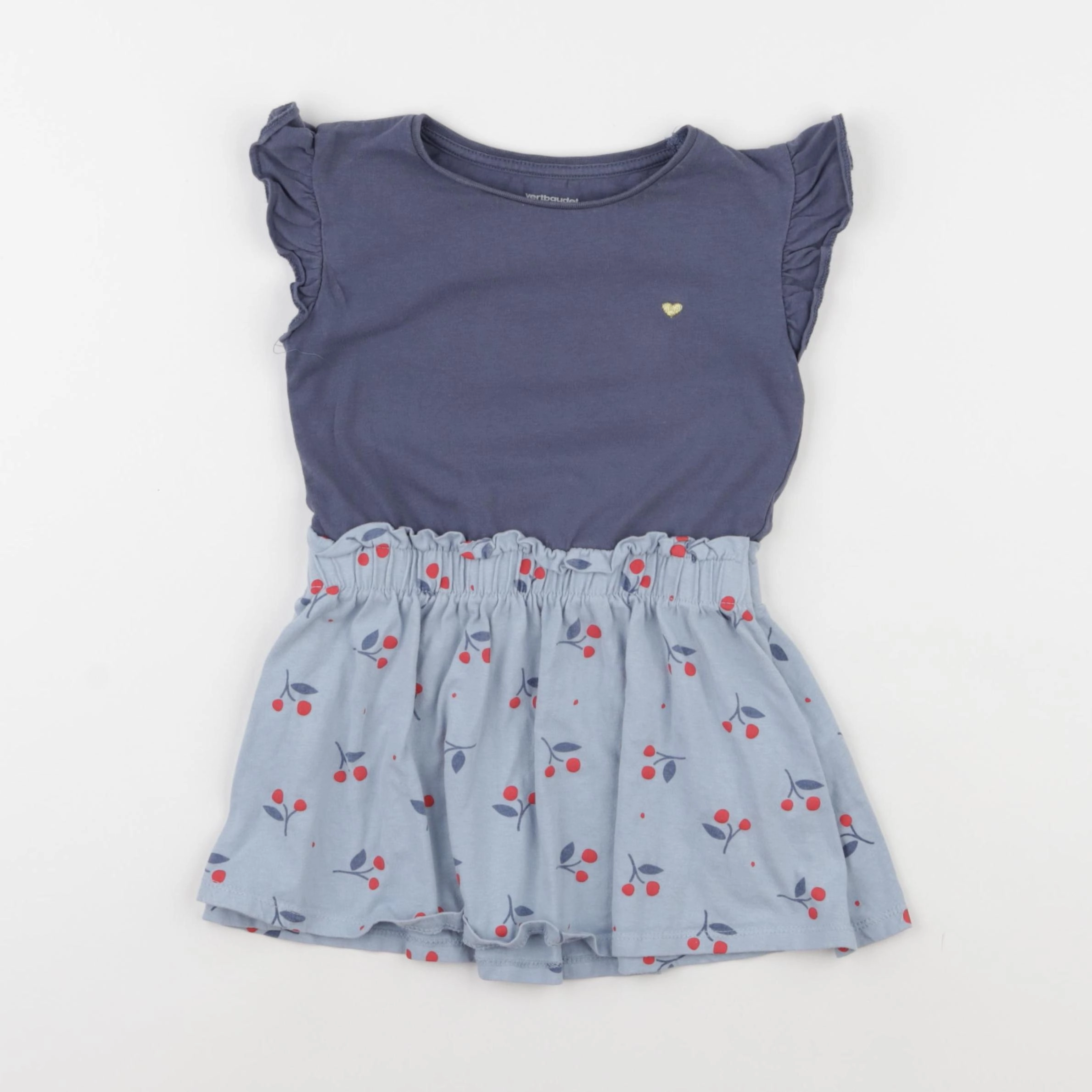 Vertbaudet - robe bleu - 3 ans