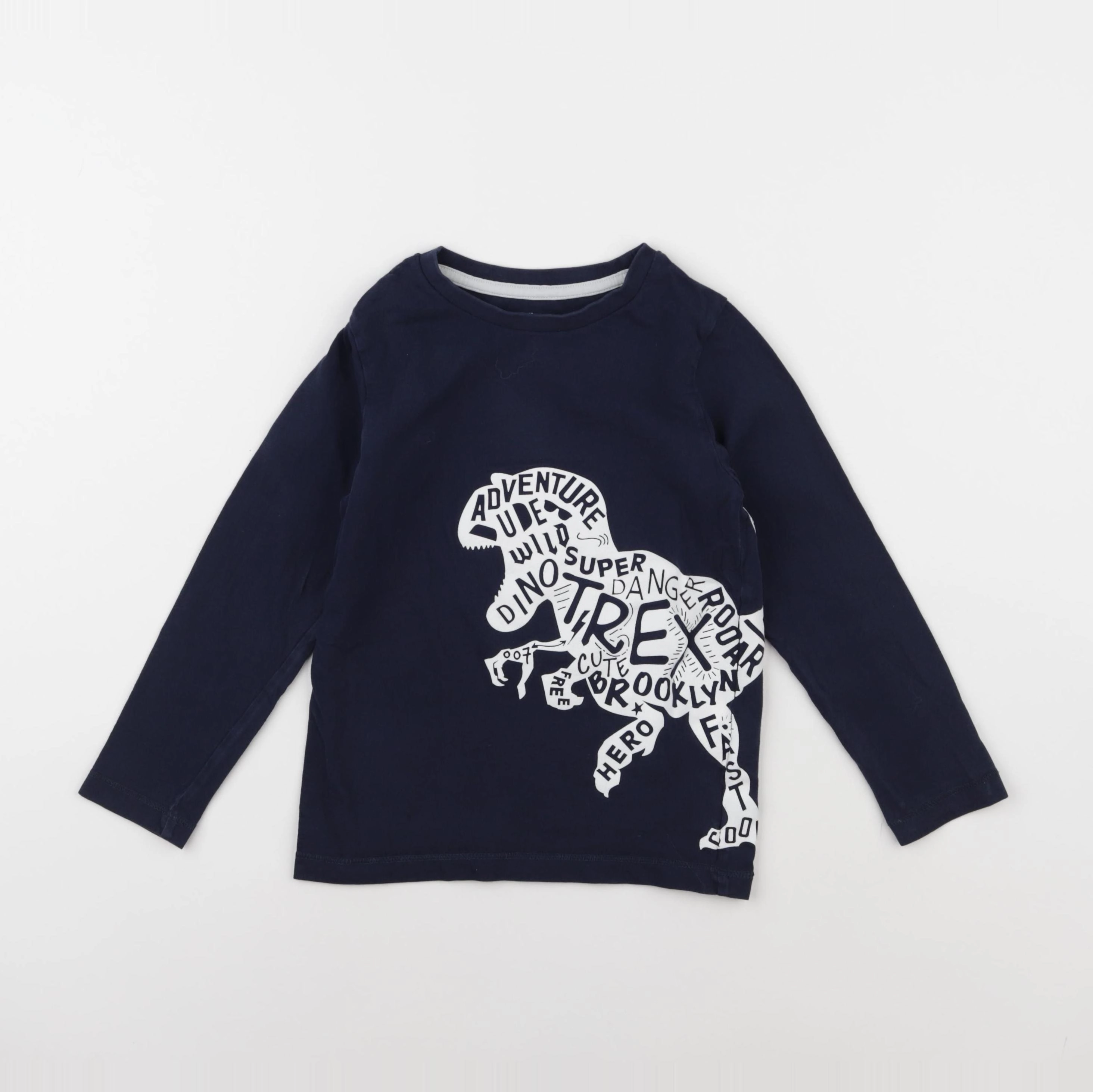 Vertbaudet - tee-shirt bleu - 6 ans