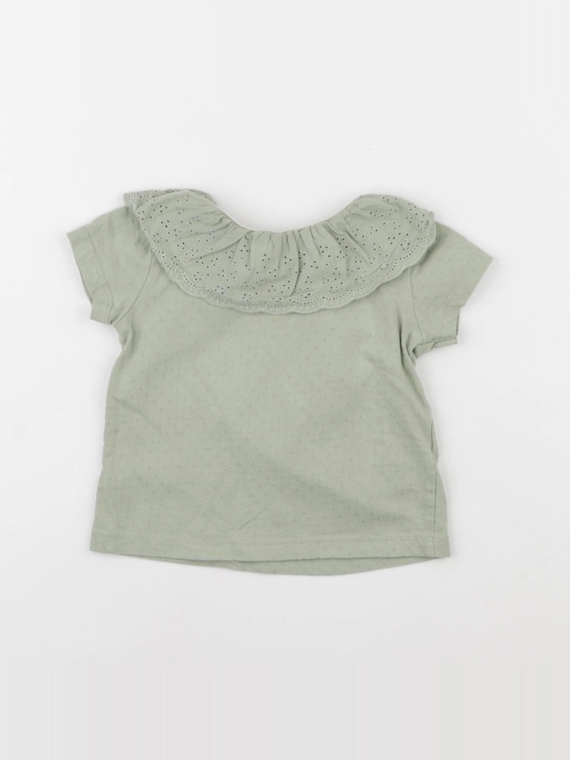 Vertbaudet - tee-shirt vert - 2 ans