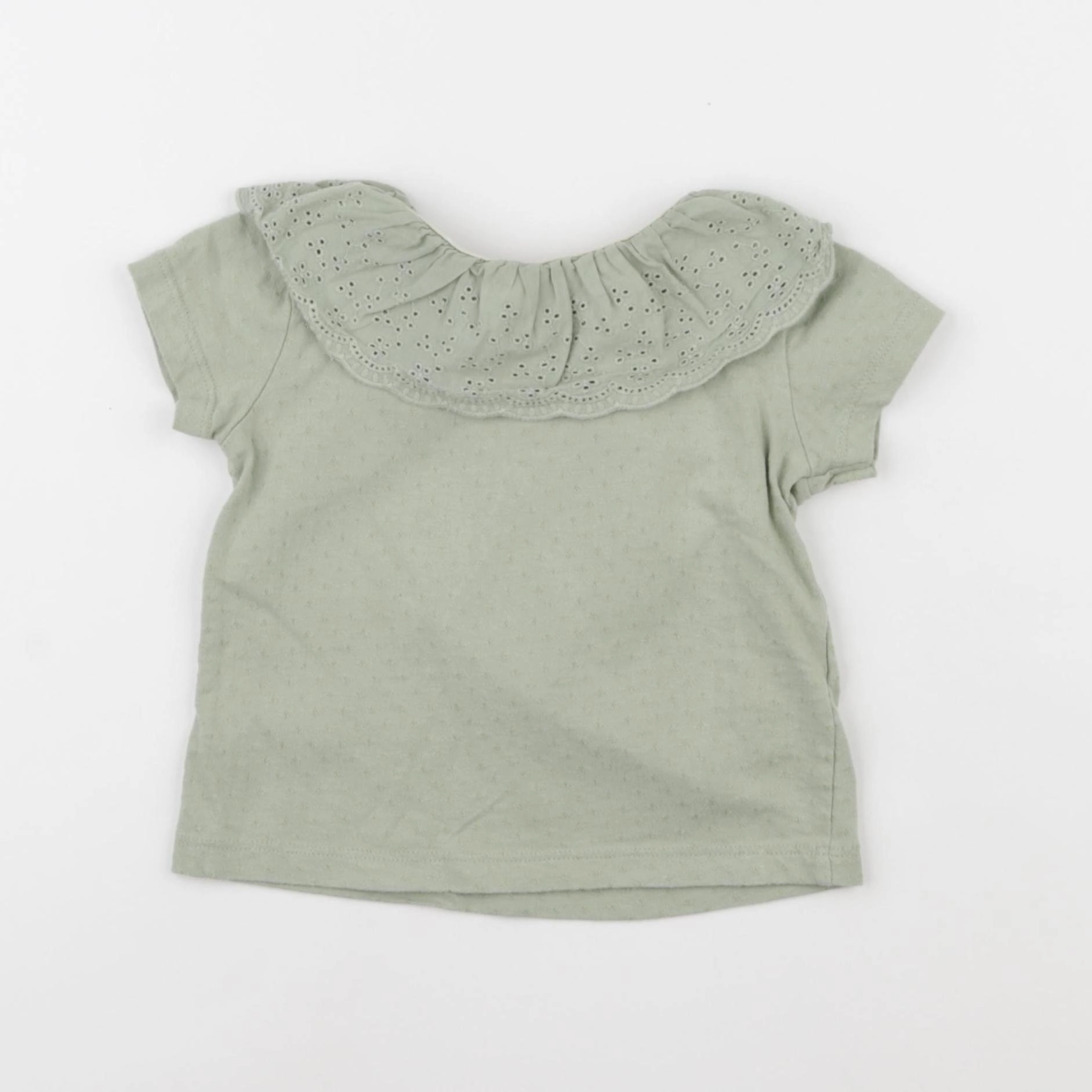 Vertbaudet - tee-shirt vert - 2 ans