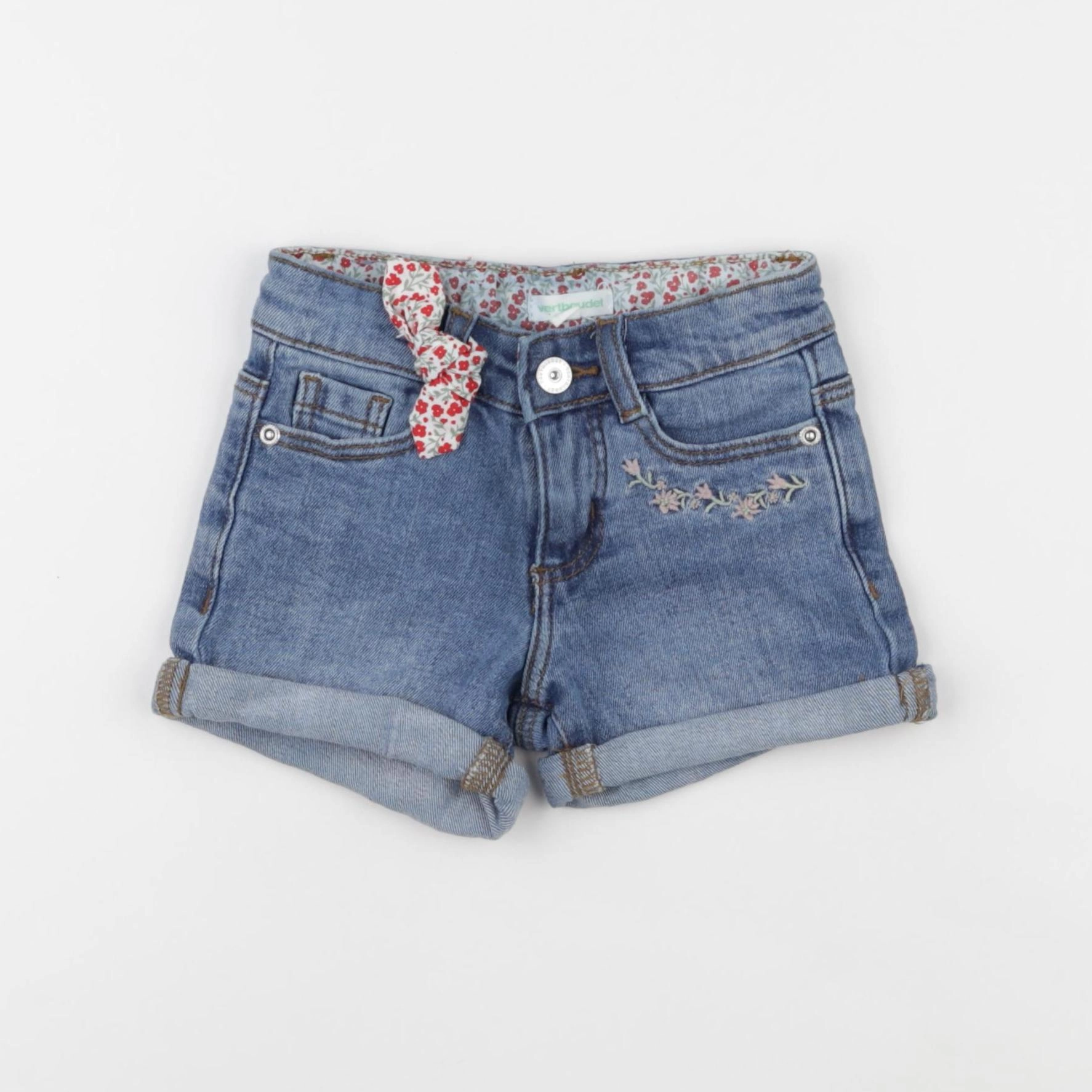 Vertbaudet - short bleu - 3 ans