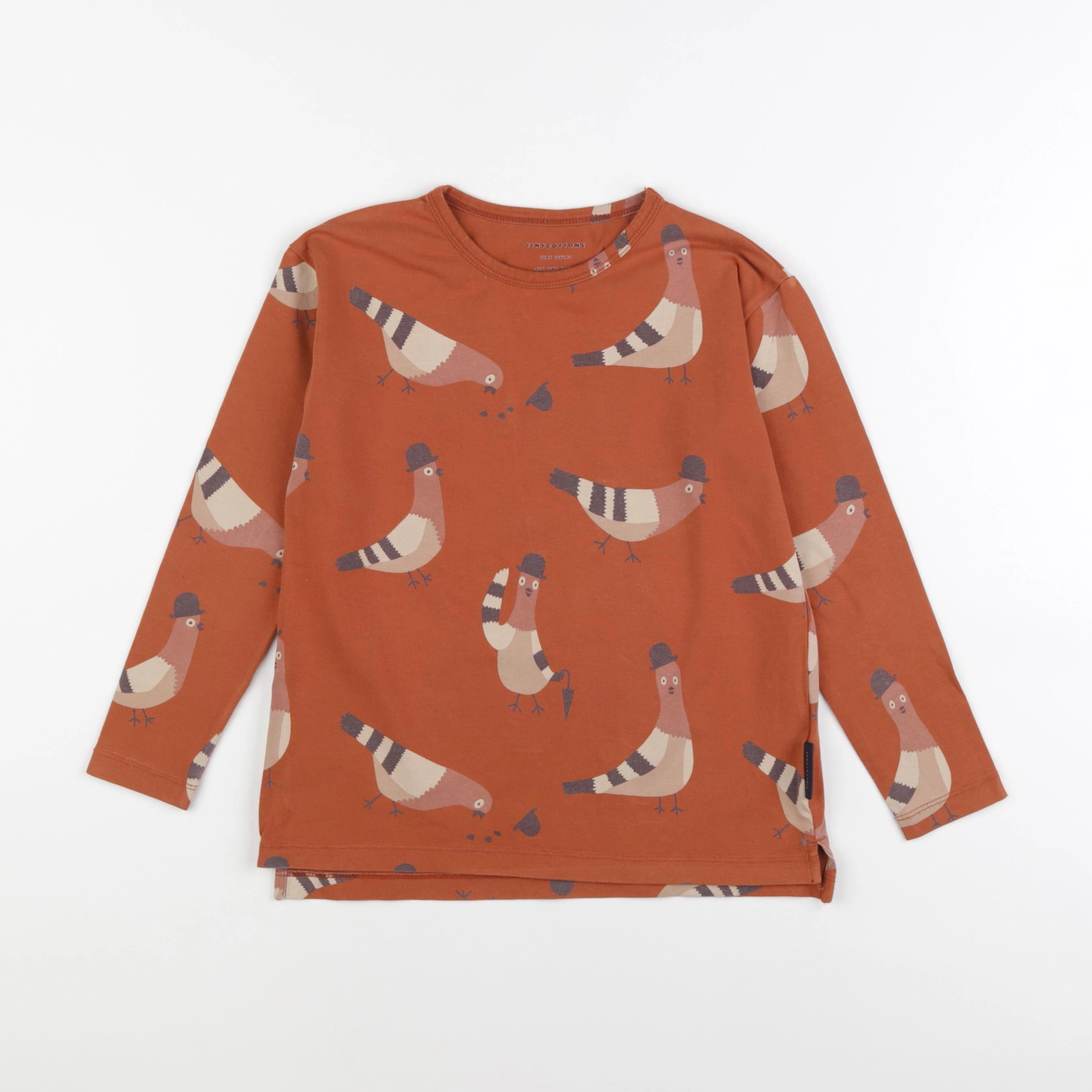 Tiny Cottons - tee-shirt marron - 6 ans
