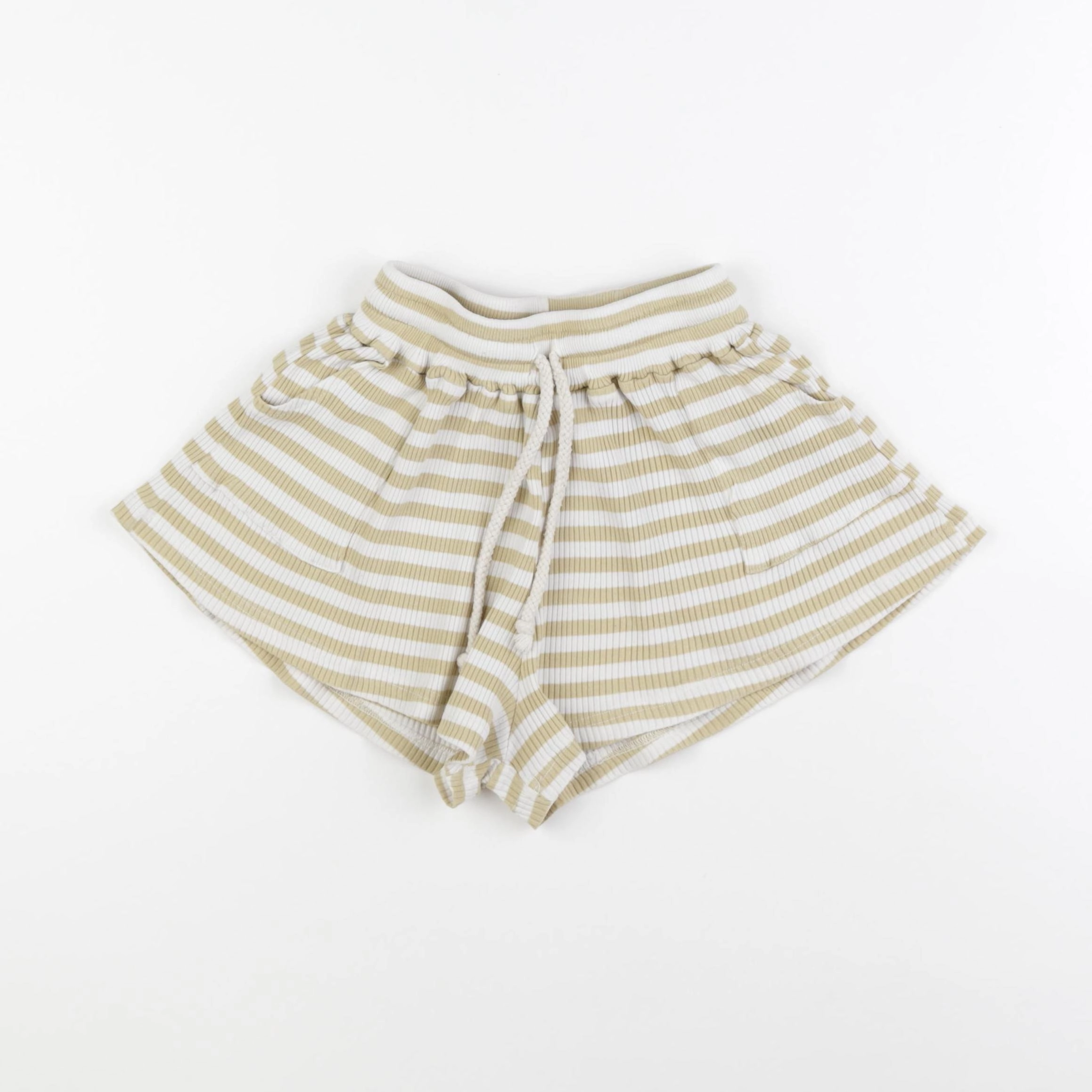Gamin gamine - short beige - 6/7 ans