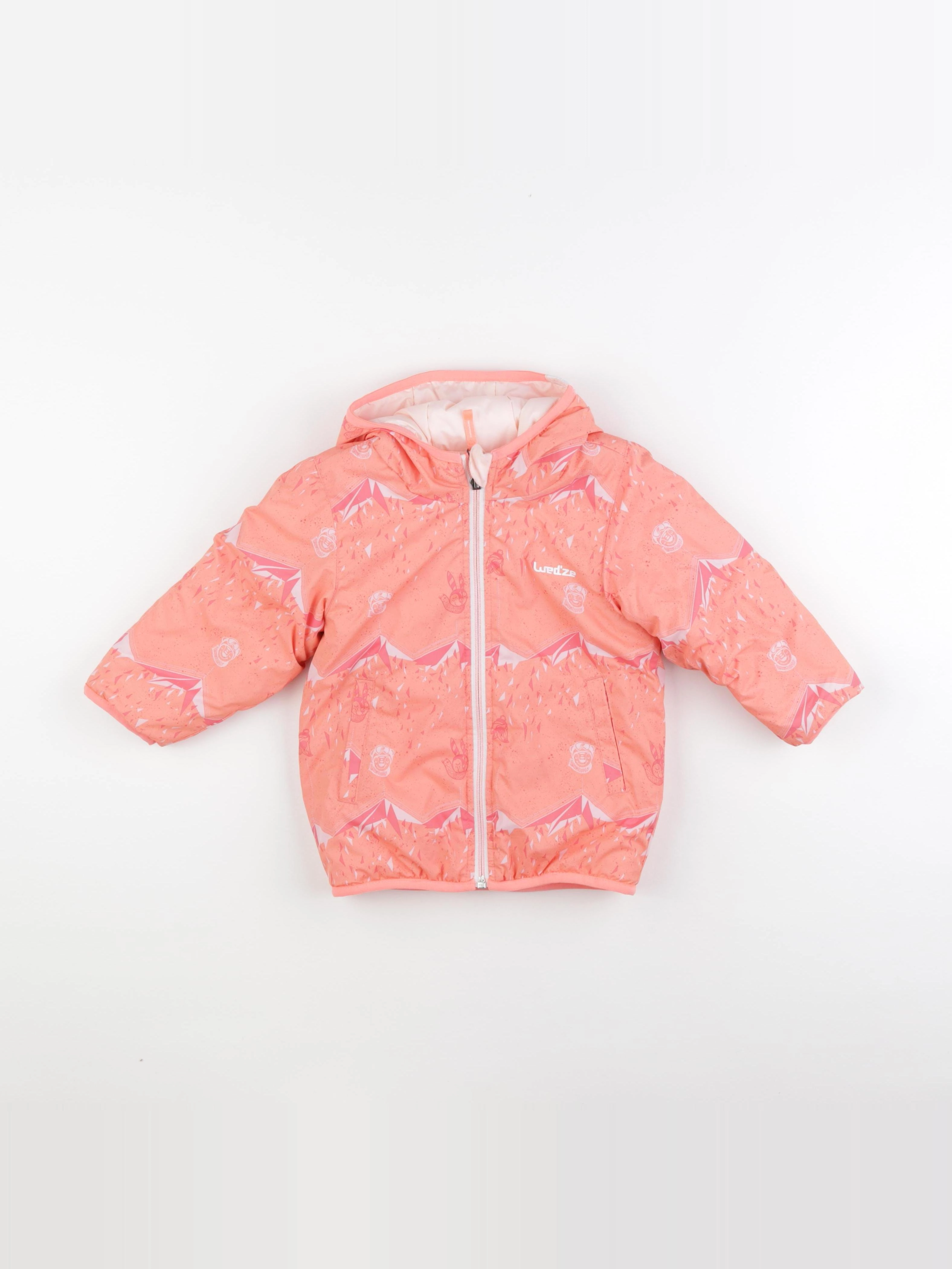 Decathlon ski - manteau de ski rose - 2 ans