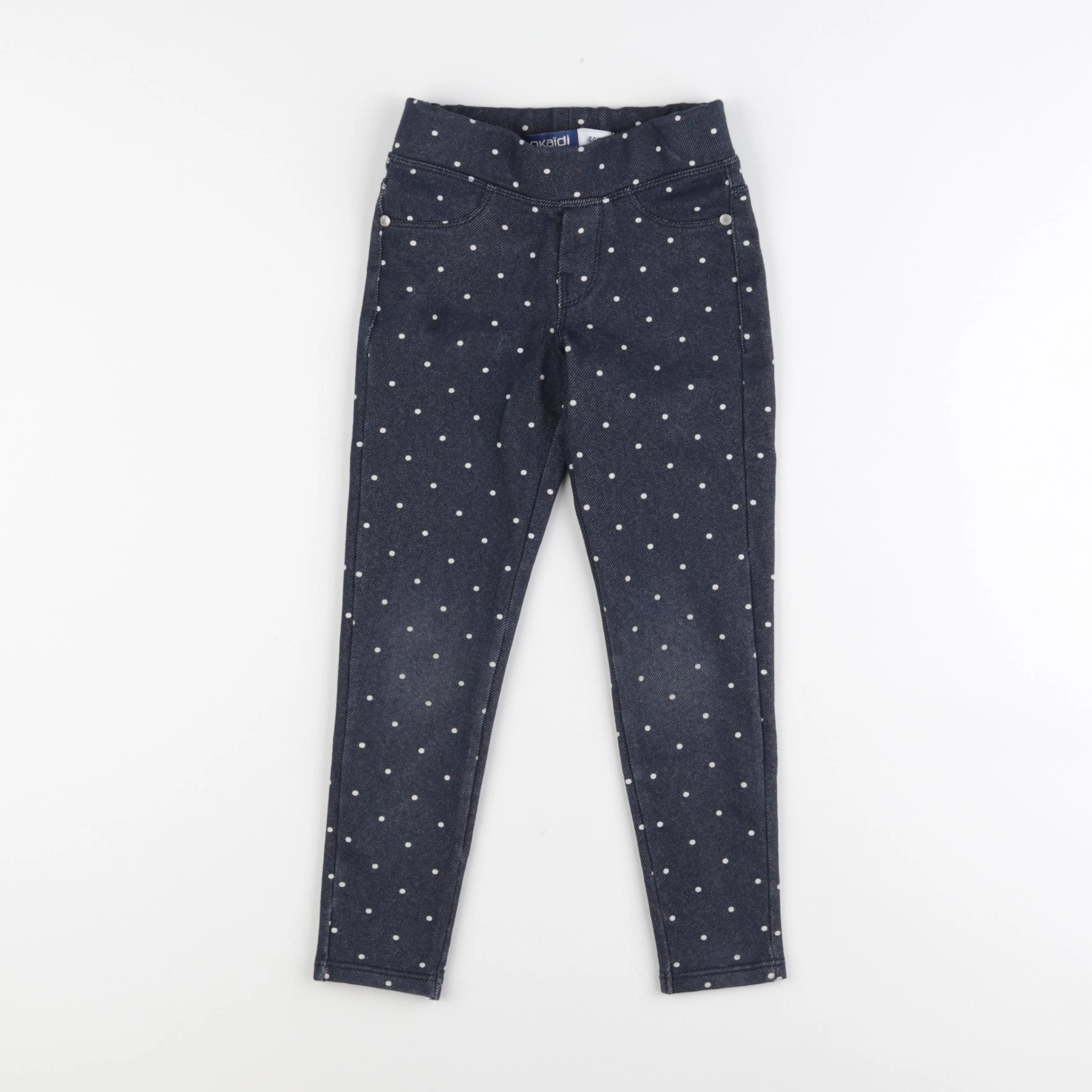 Okaidi - jegging bleu - 4 ans
