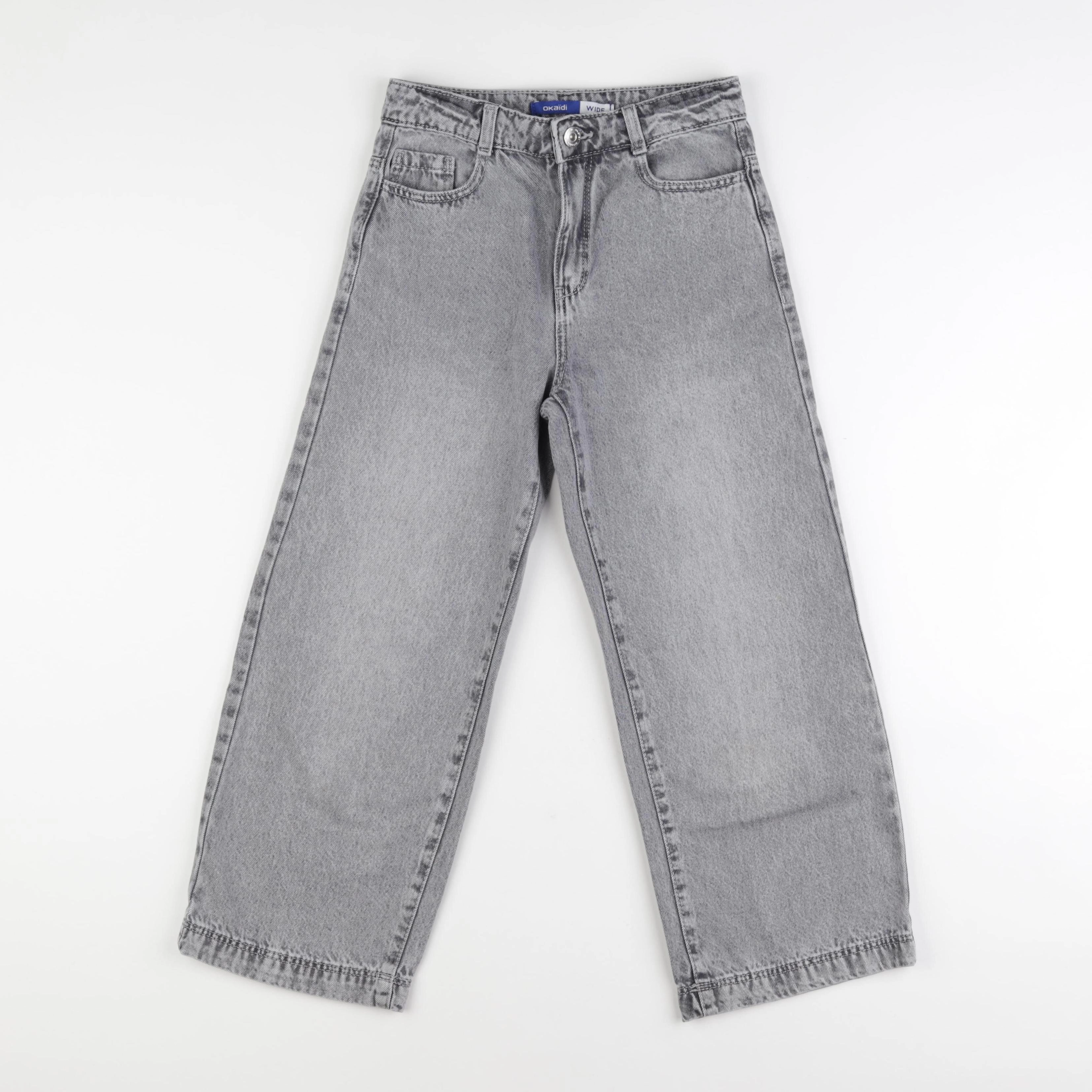Okaidi - jean gris - 9 ans