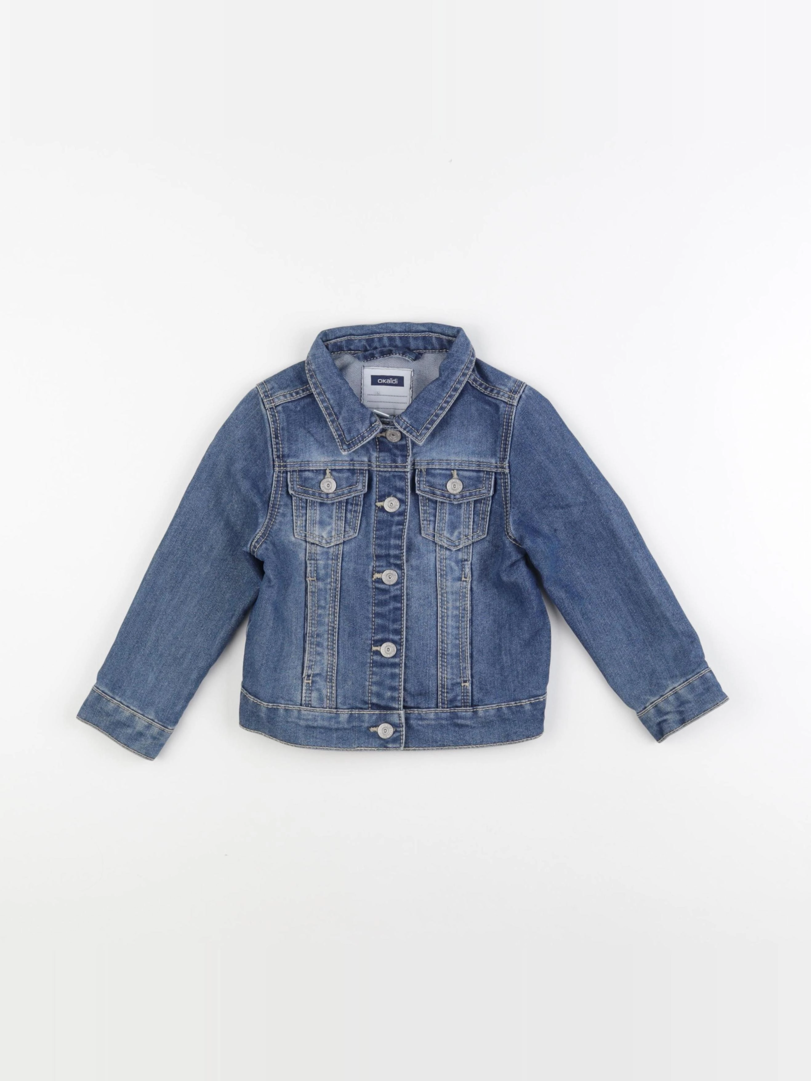 Okaidi - veste bleu - 3 ans