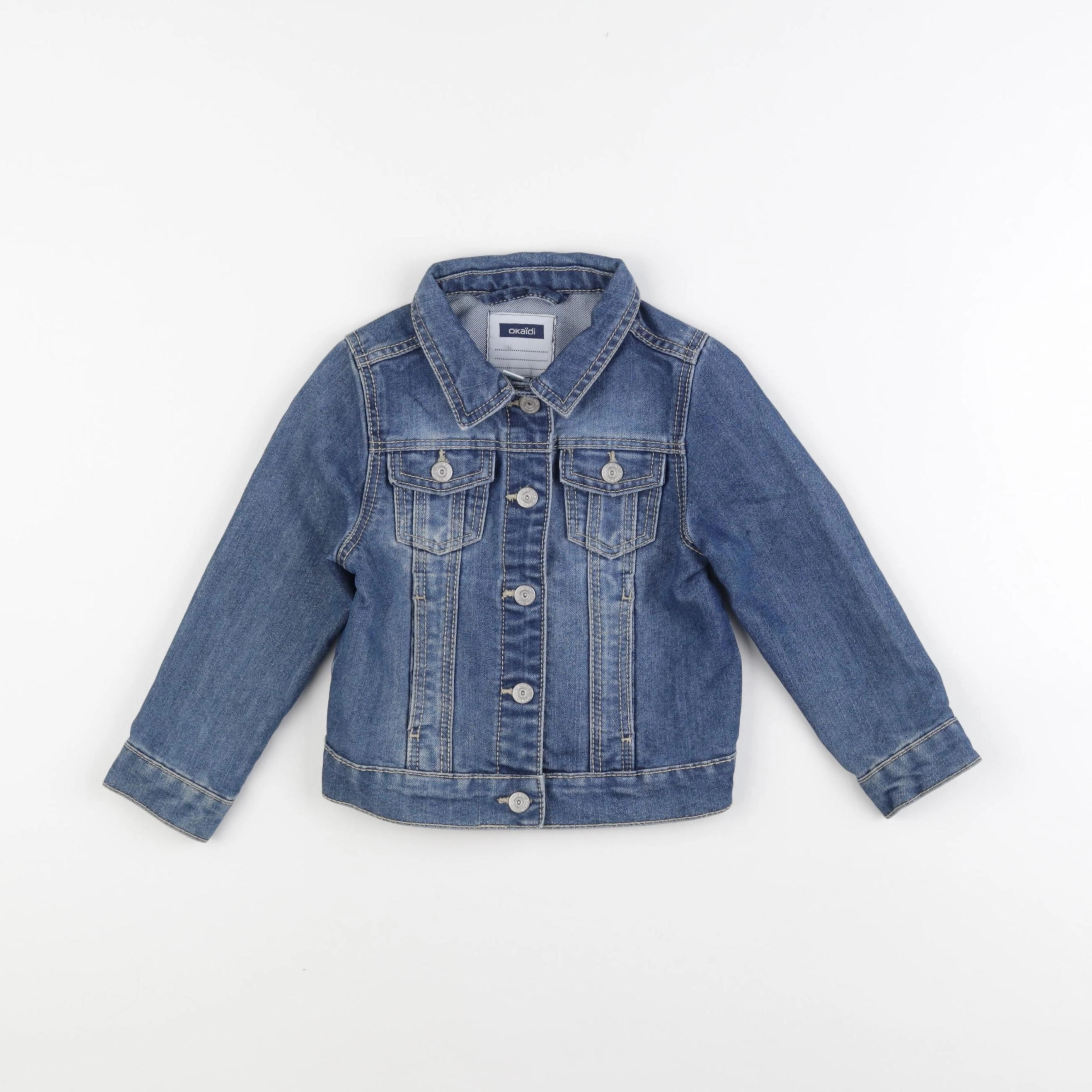 Okaidi - veste bleu - 3 ans