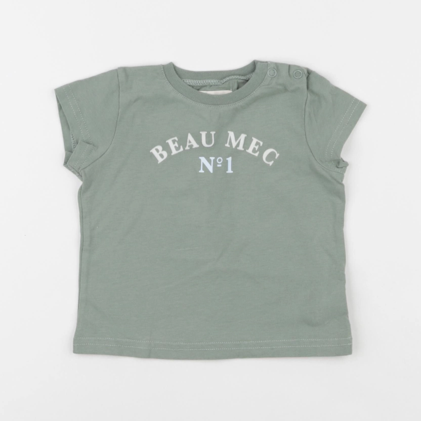 Arsène et les pipelettes - tee-shirt vert - 18 mois