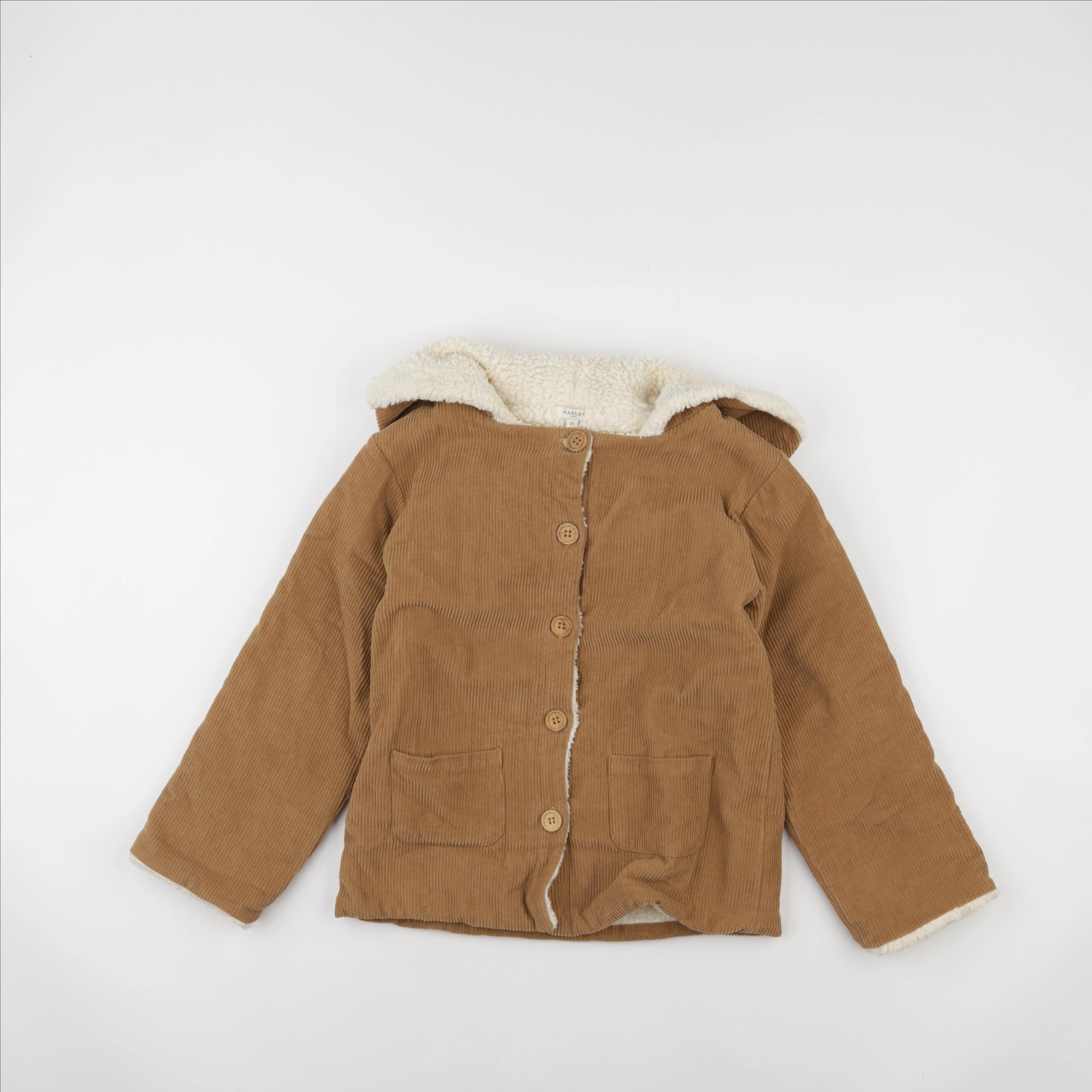 Marlot Paris - veste doublé marron - 8 ans