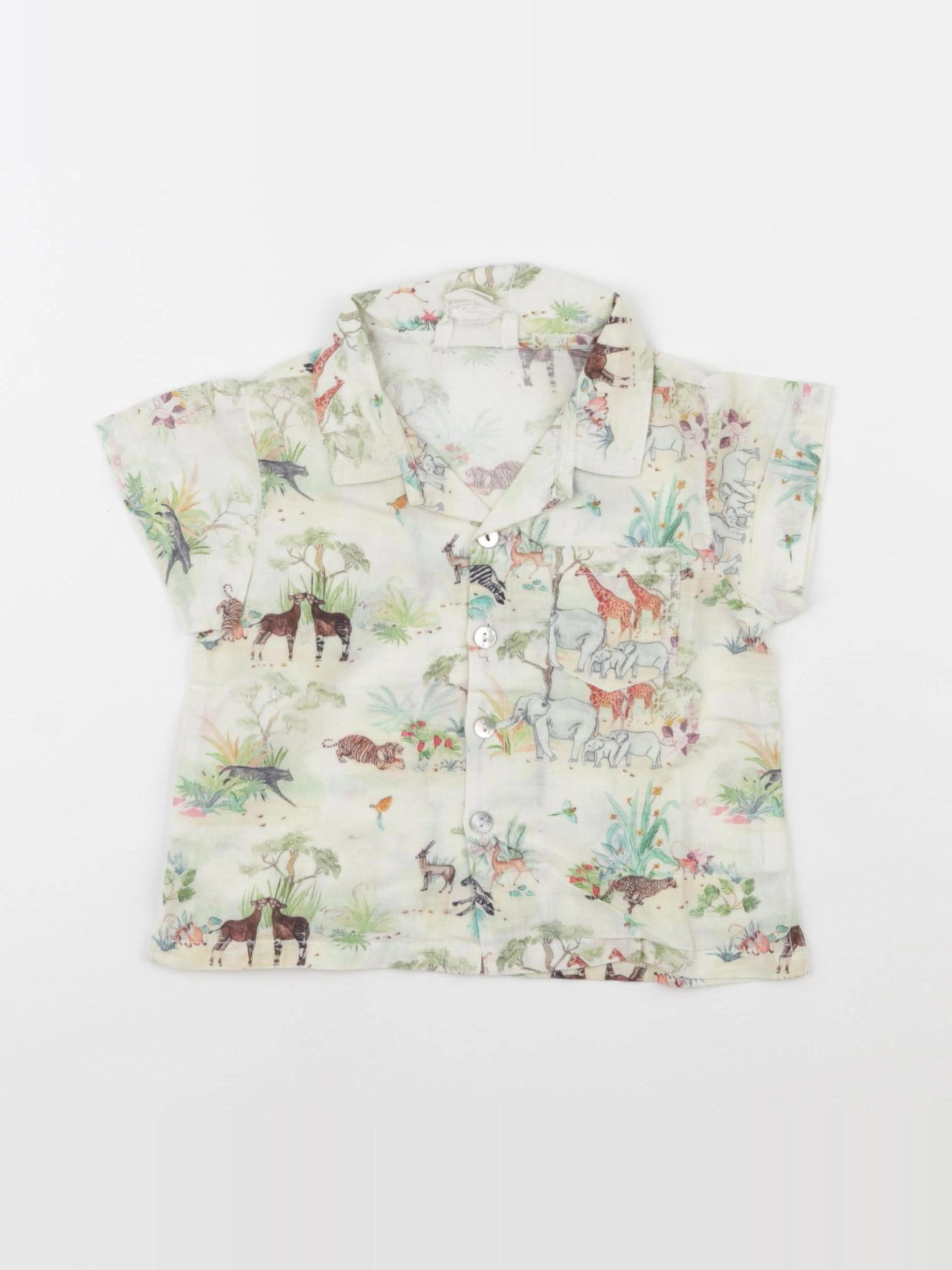 Arsène et les pipelettes - chemise beige - 18 mois