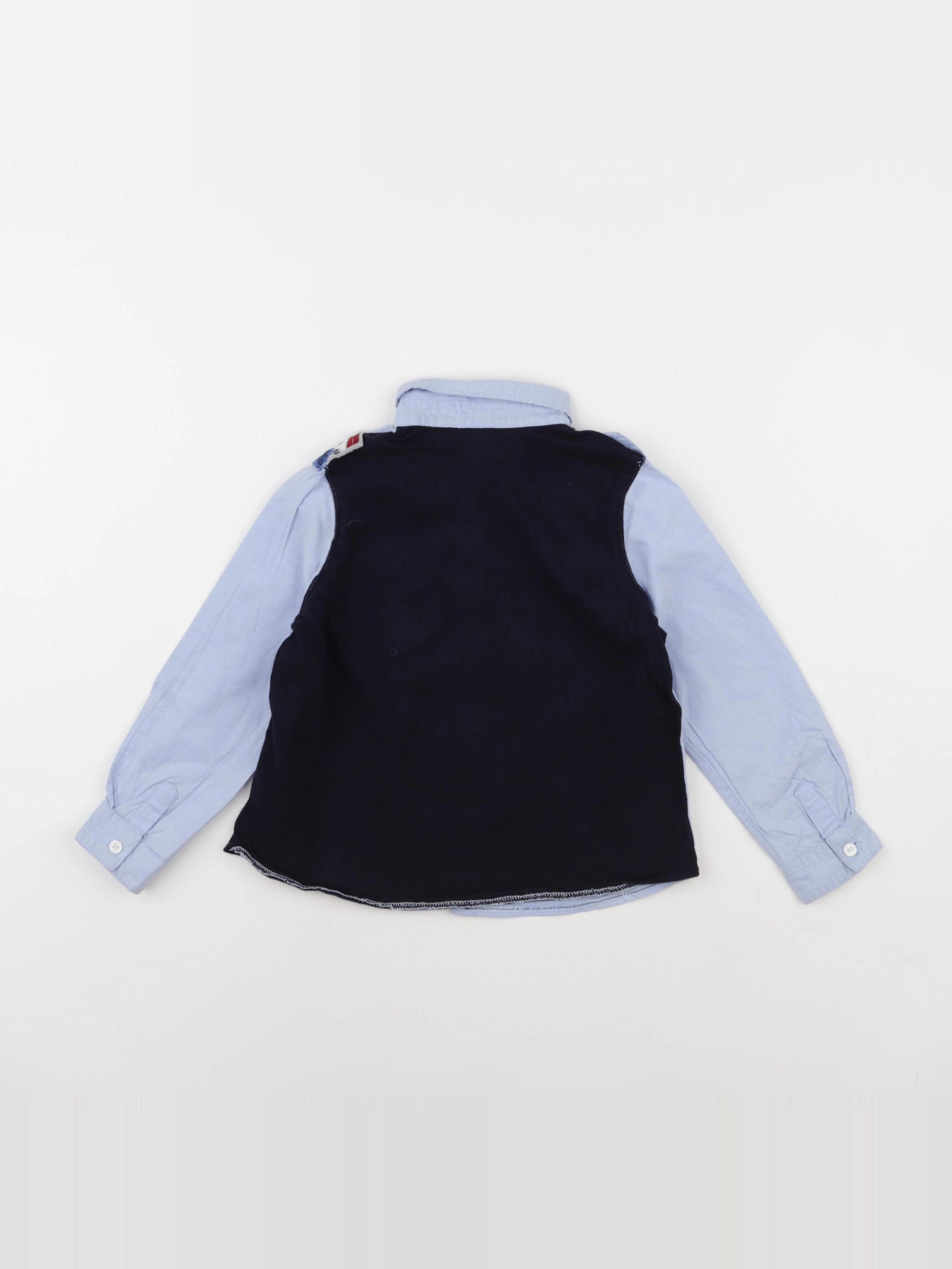 IKKS - chemise bleu - 3 ans