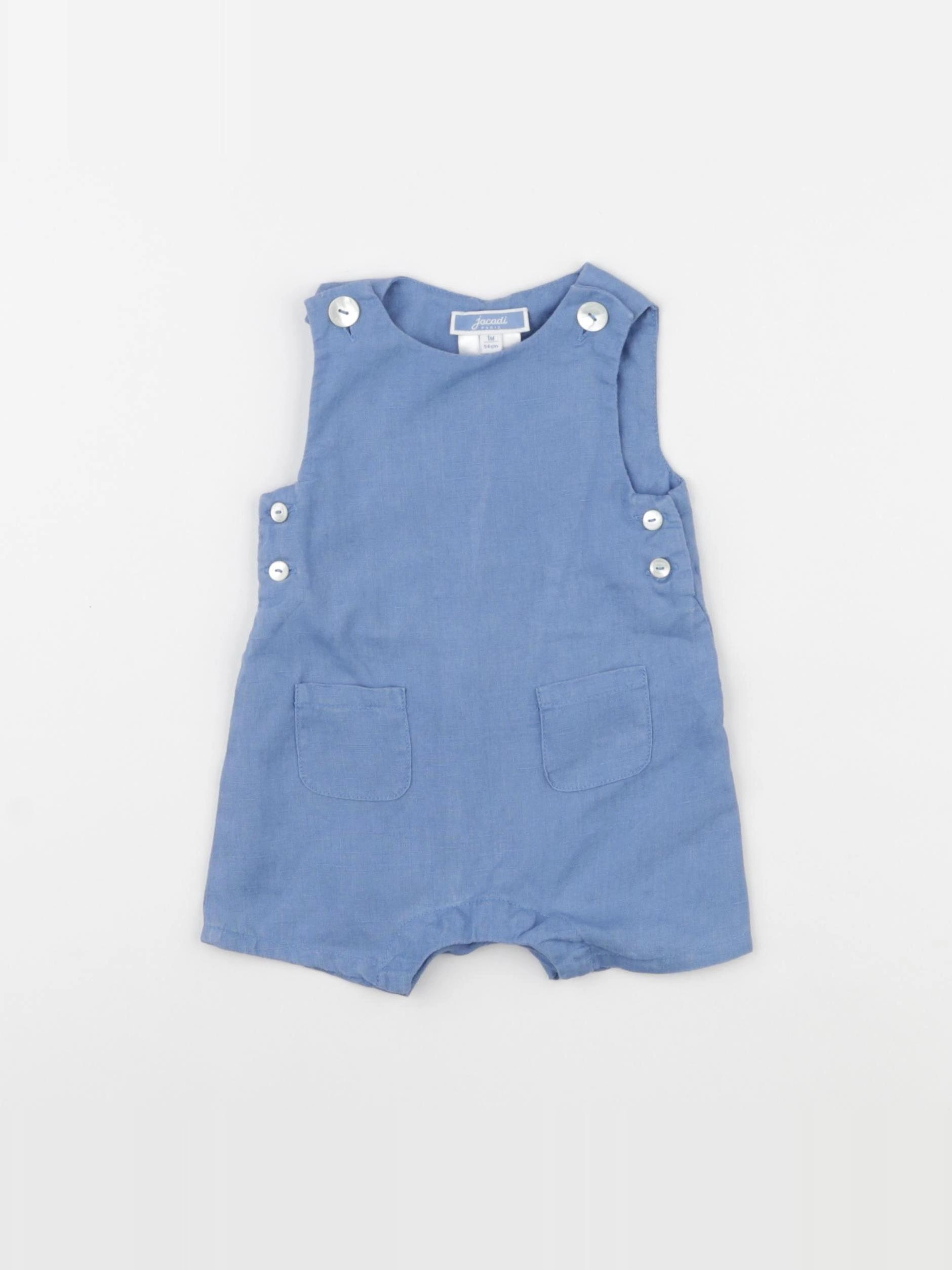 Jacadi - combinaison bleu - 1 mois