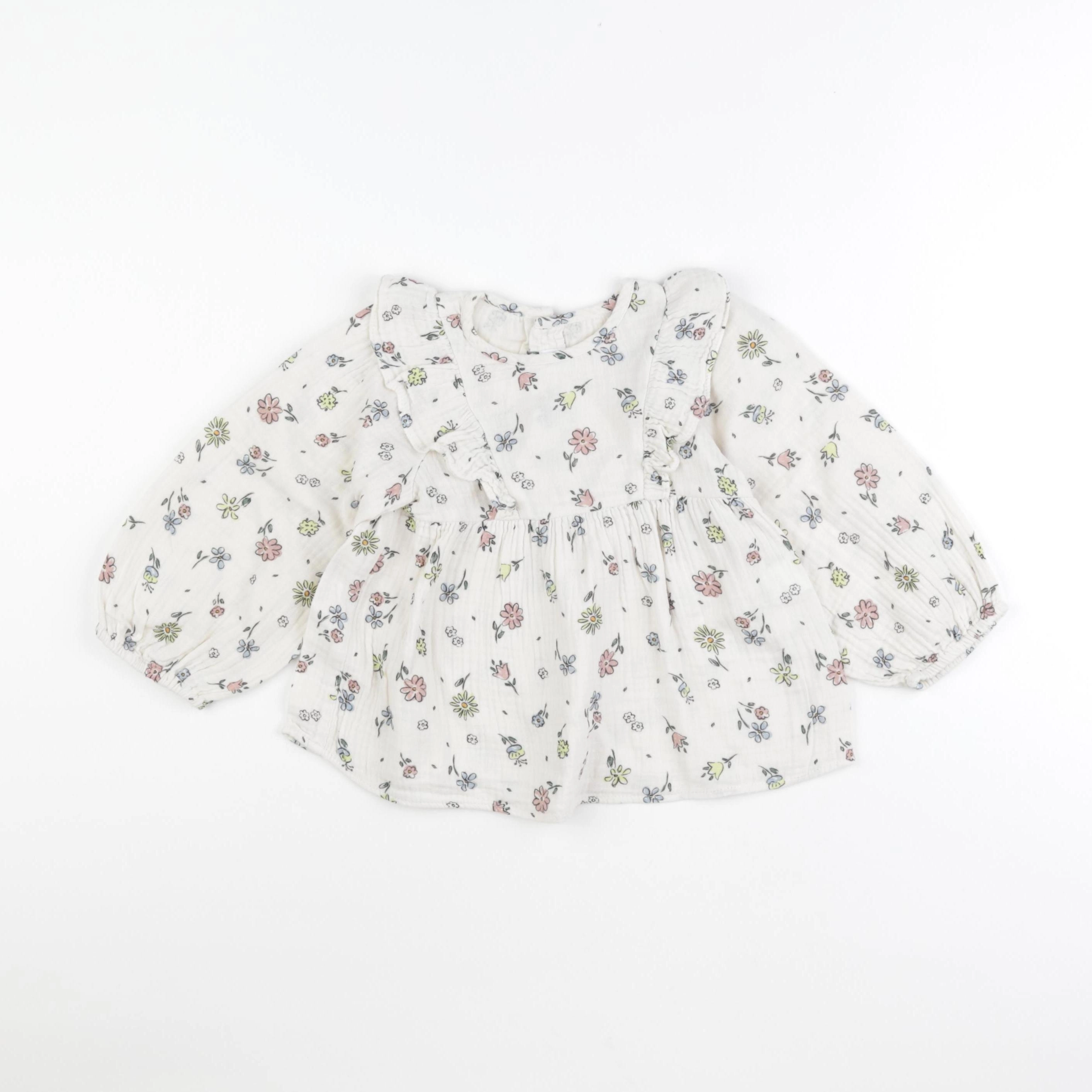 Zara - blouse beige - 3/4 ans
