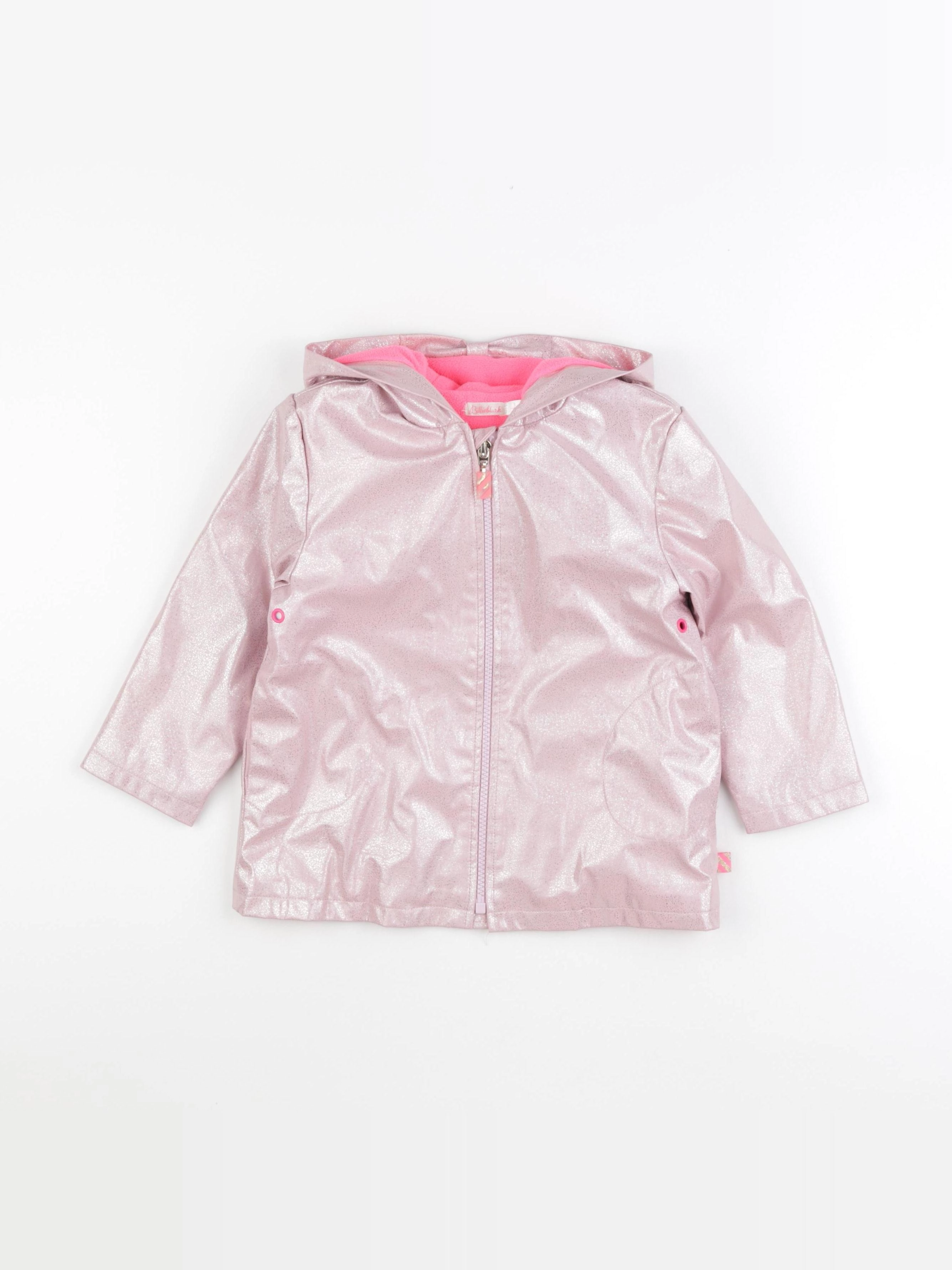 Billie Blush - imperméable rose - 3 ans