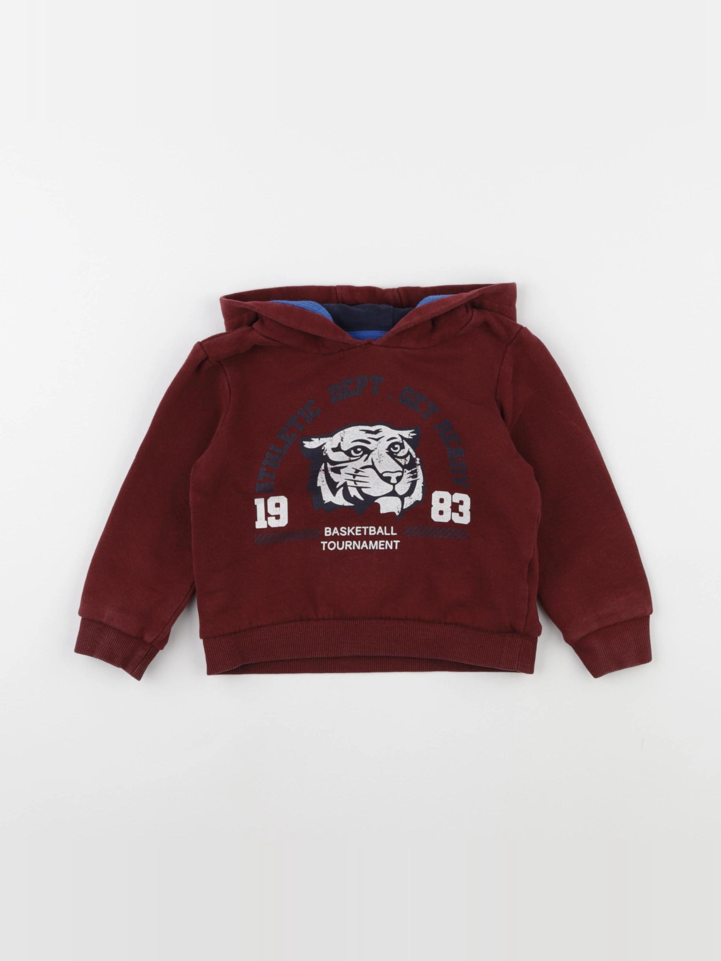 Vertbaudet - sweat rouge - 3 ans