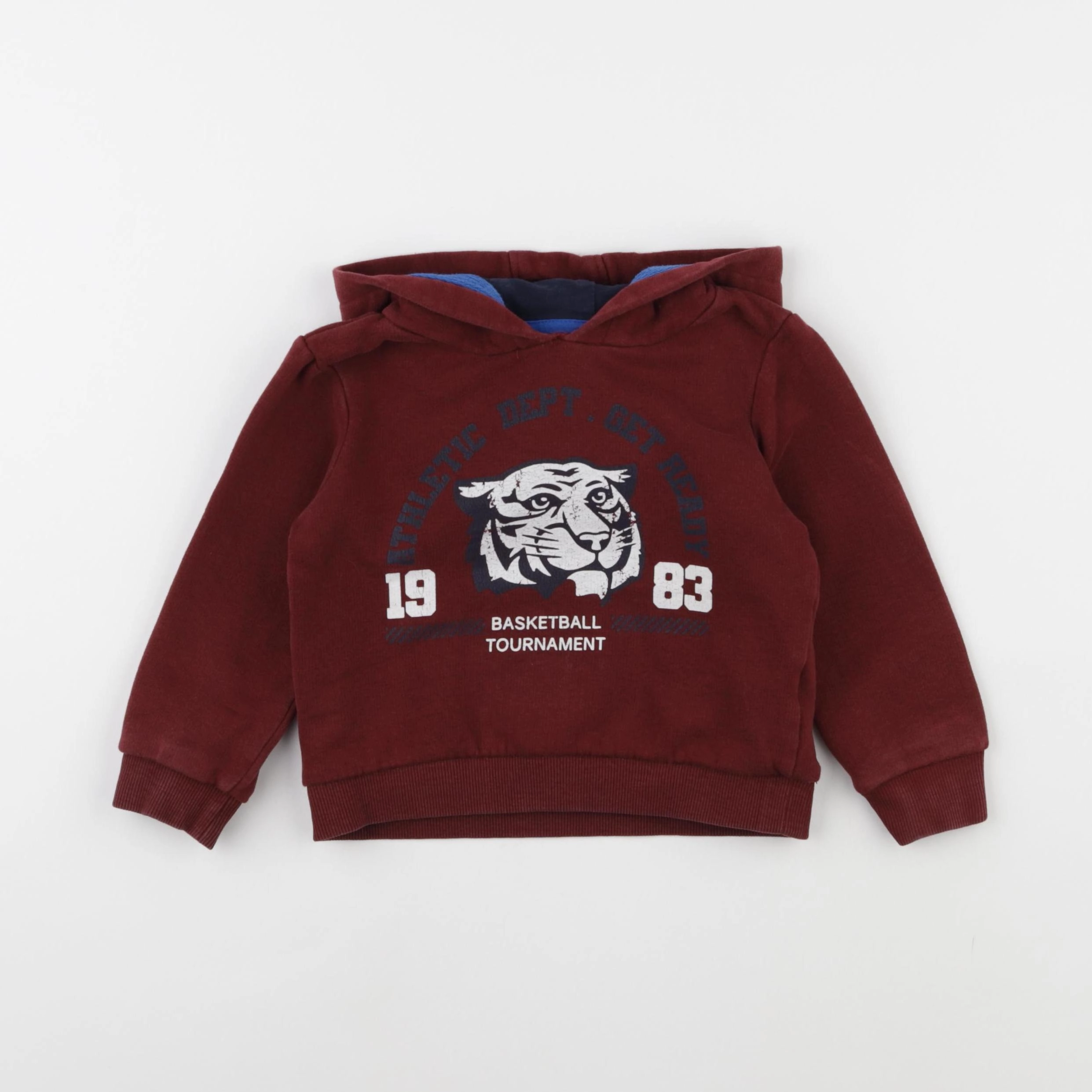 Vertbaudet - sweat rouge - 3 ans