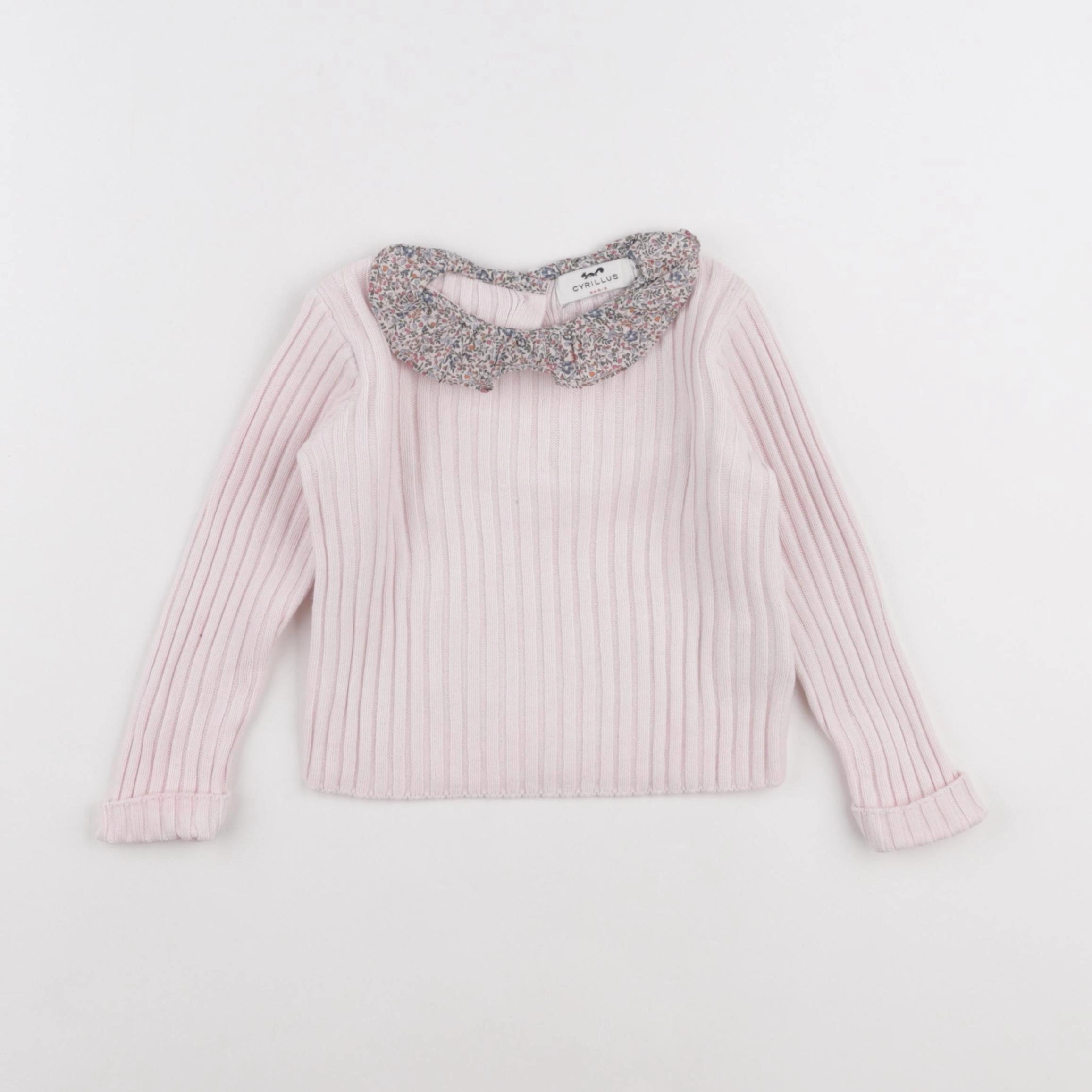 Cyrillus - pull rose - 18 mois