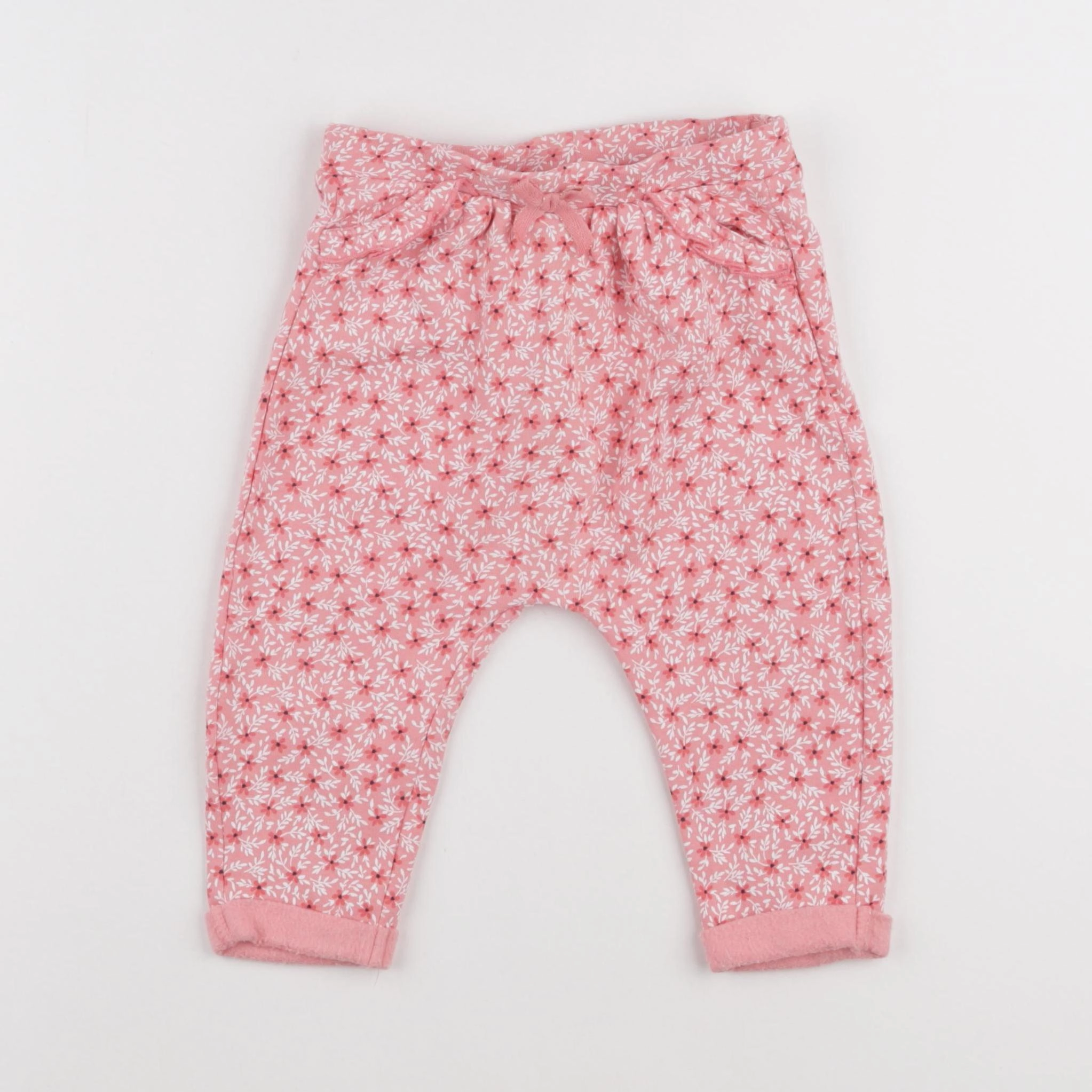 Vertbaudet - pantalon doublé rose - 18 mois