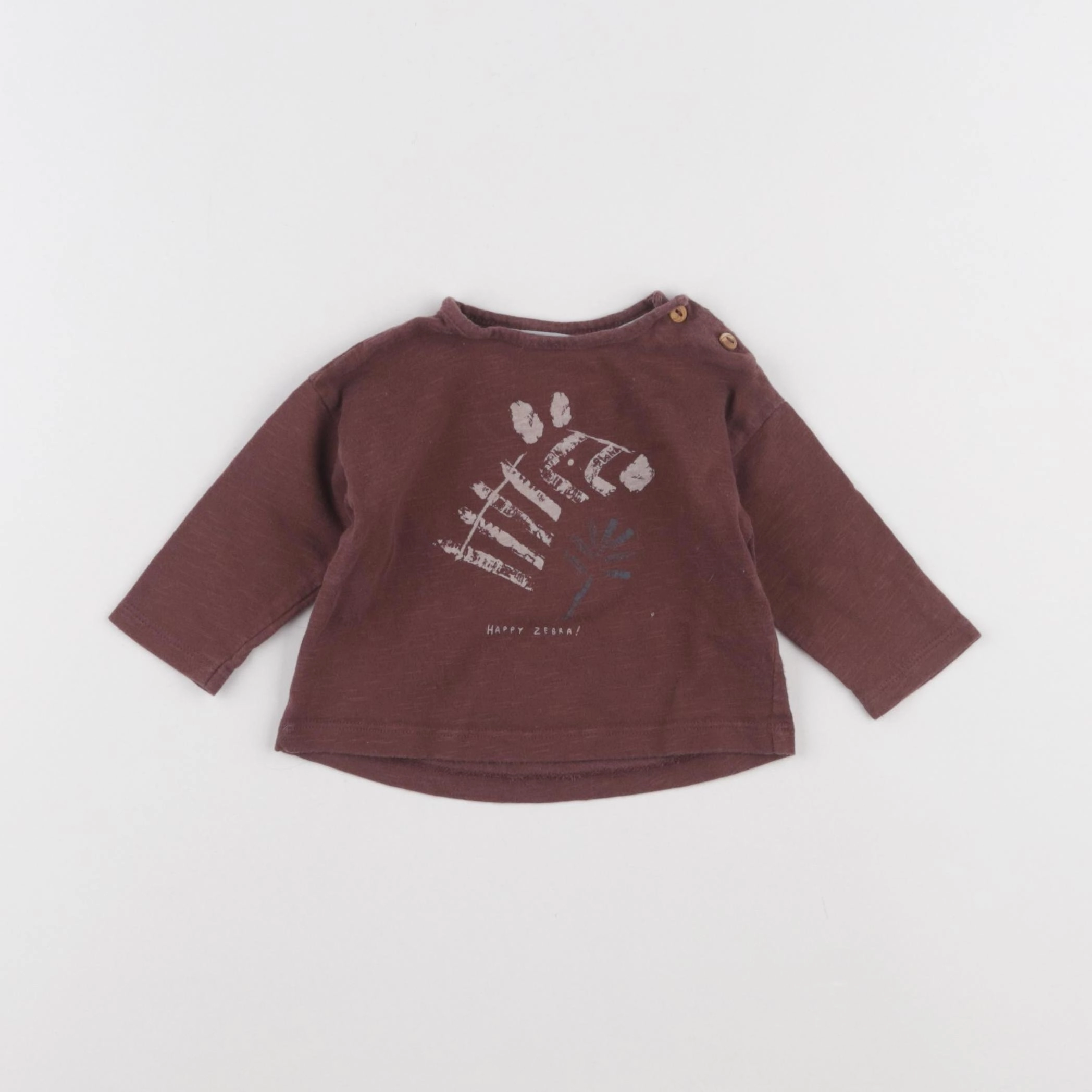 Zara - tee-shirt rouge - 1/3 mois
