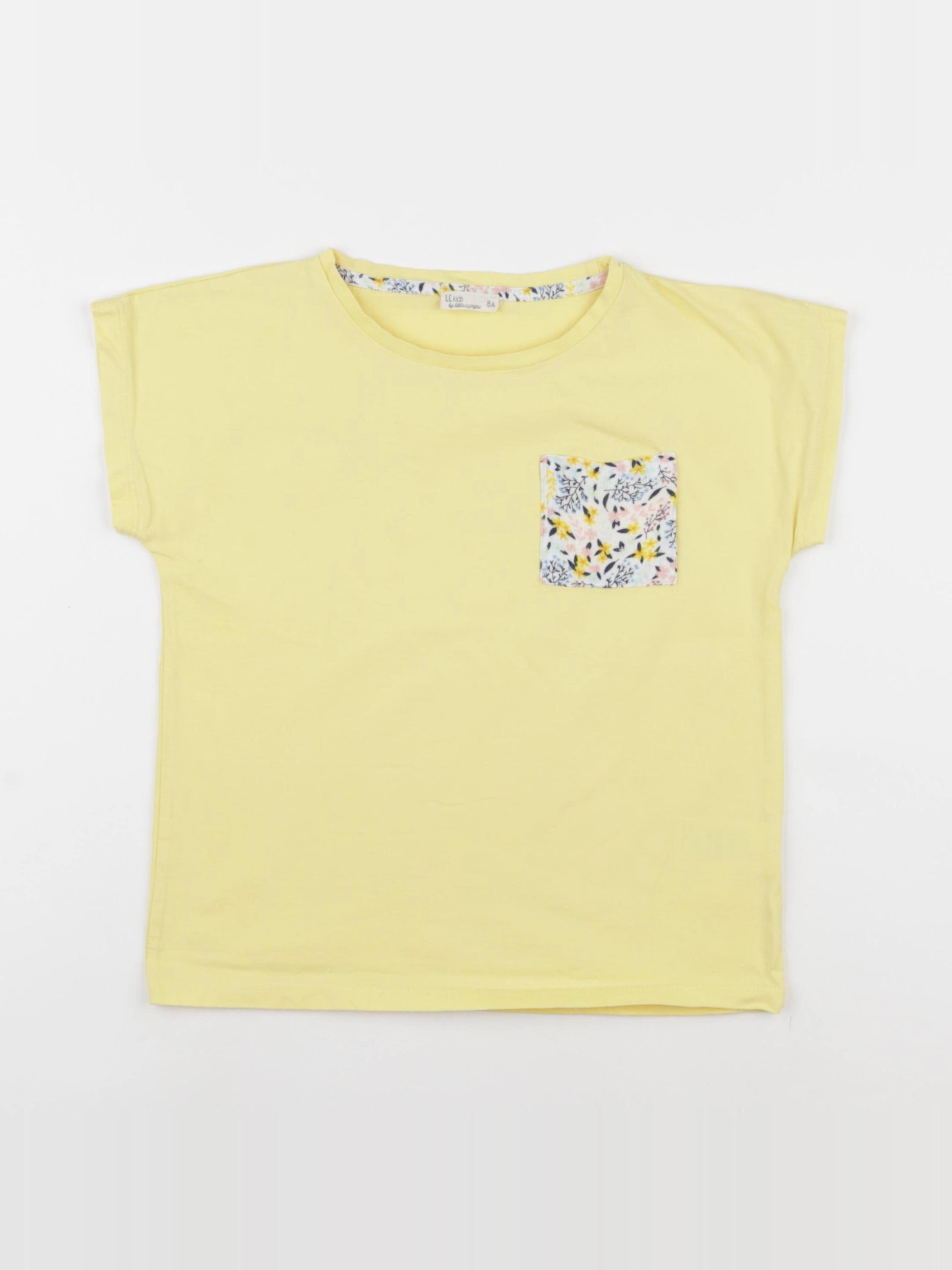 Little Cigogne - tee-shirt jaune - 8 ans
