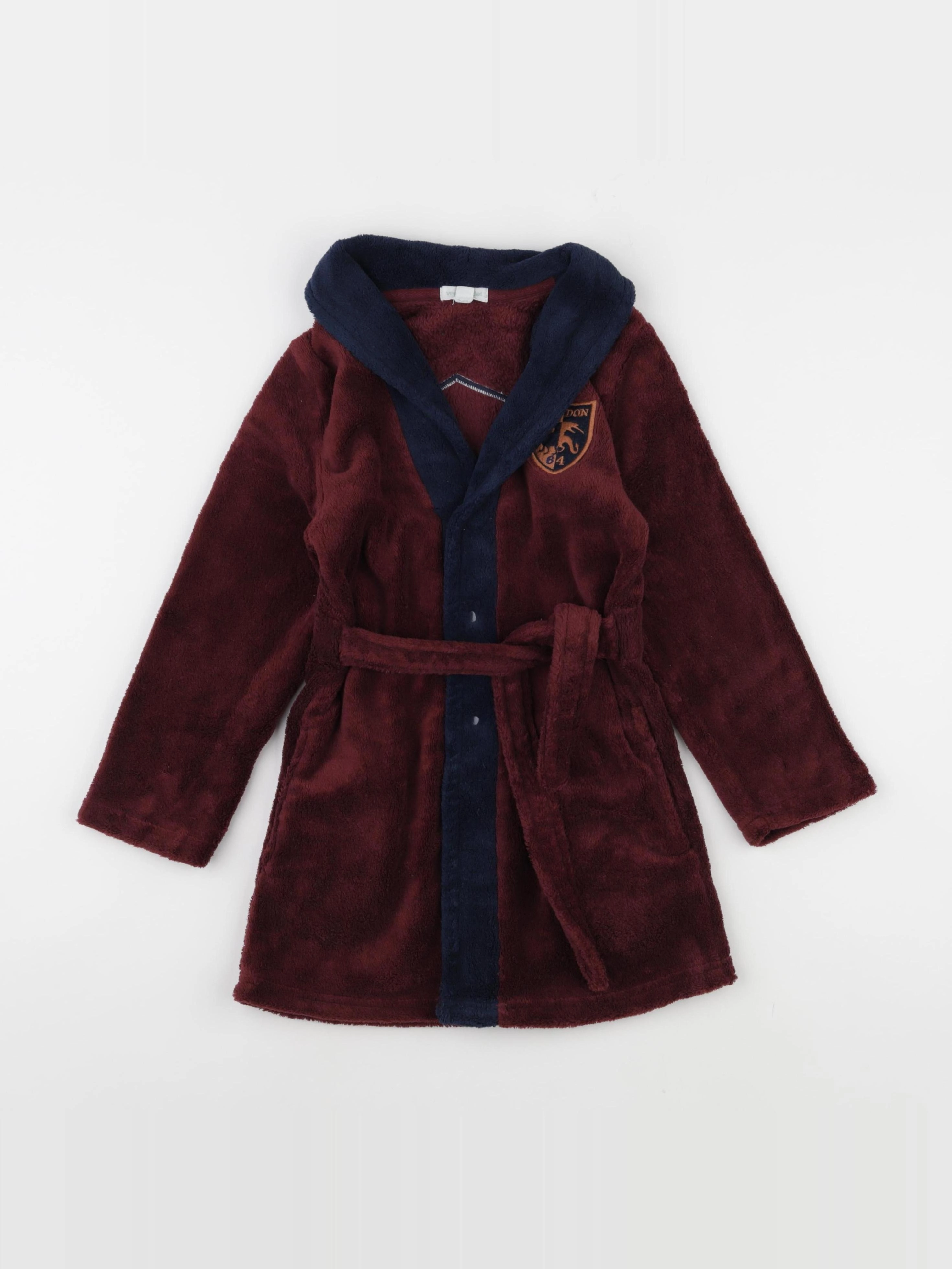 Vertbaudet - peignoir rouge - 6 ans