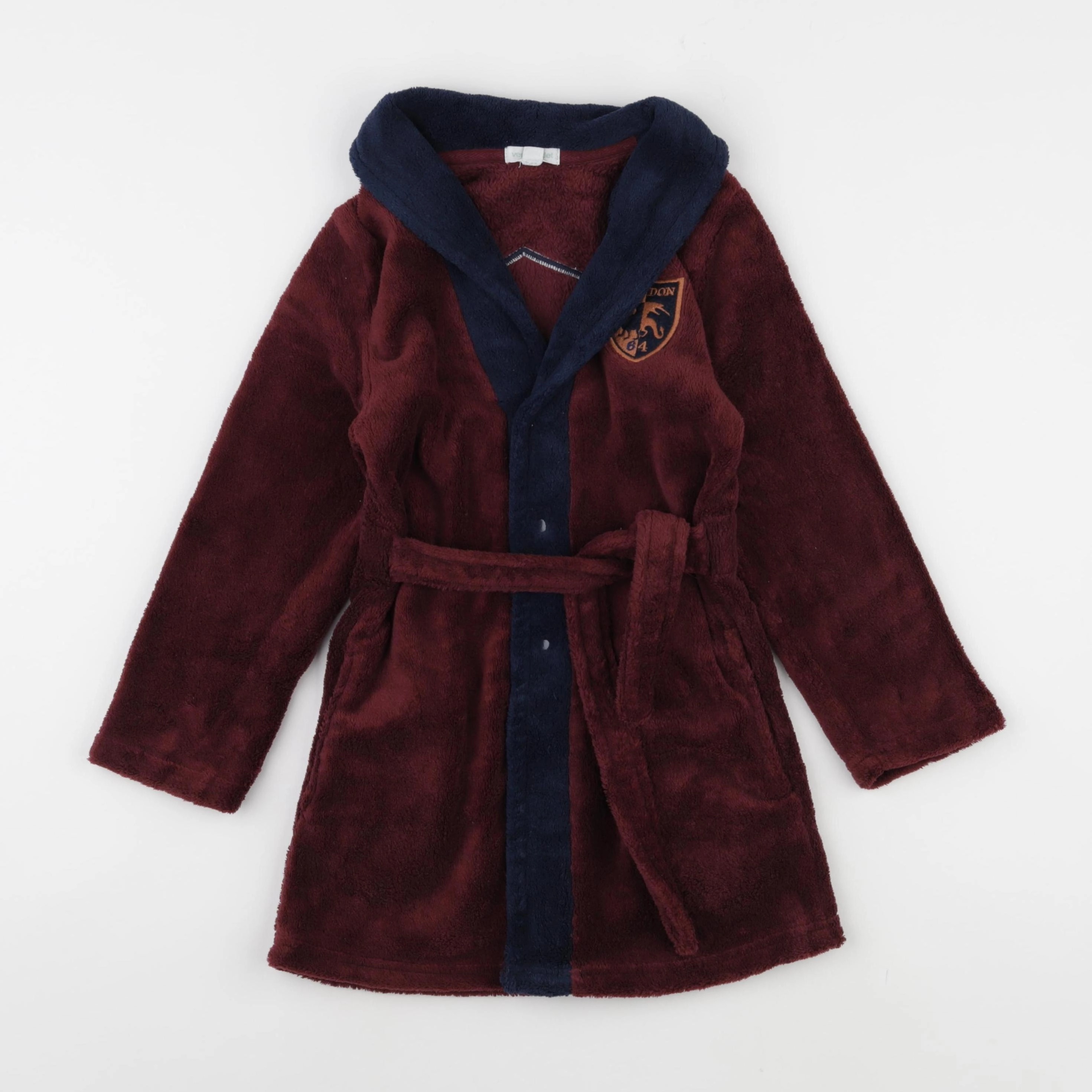 Vertbaudet - peignoir rouge - 6 ans