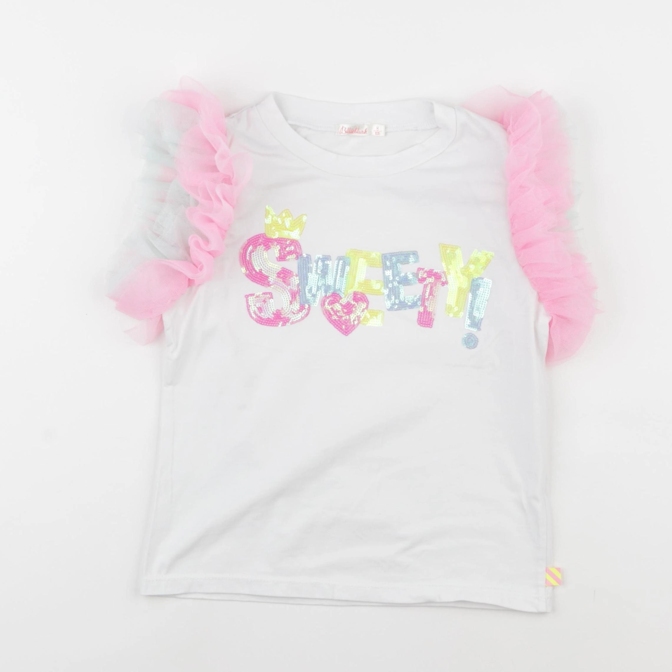 Billie Blush - tee-shirt blanc - 8 ans