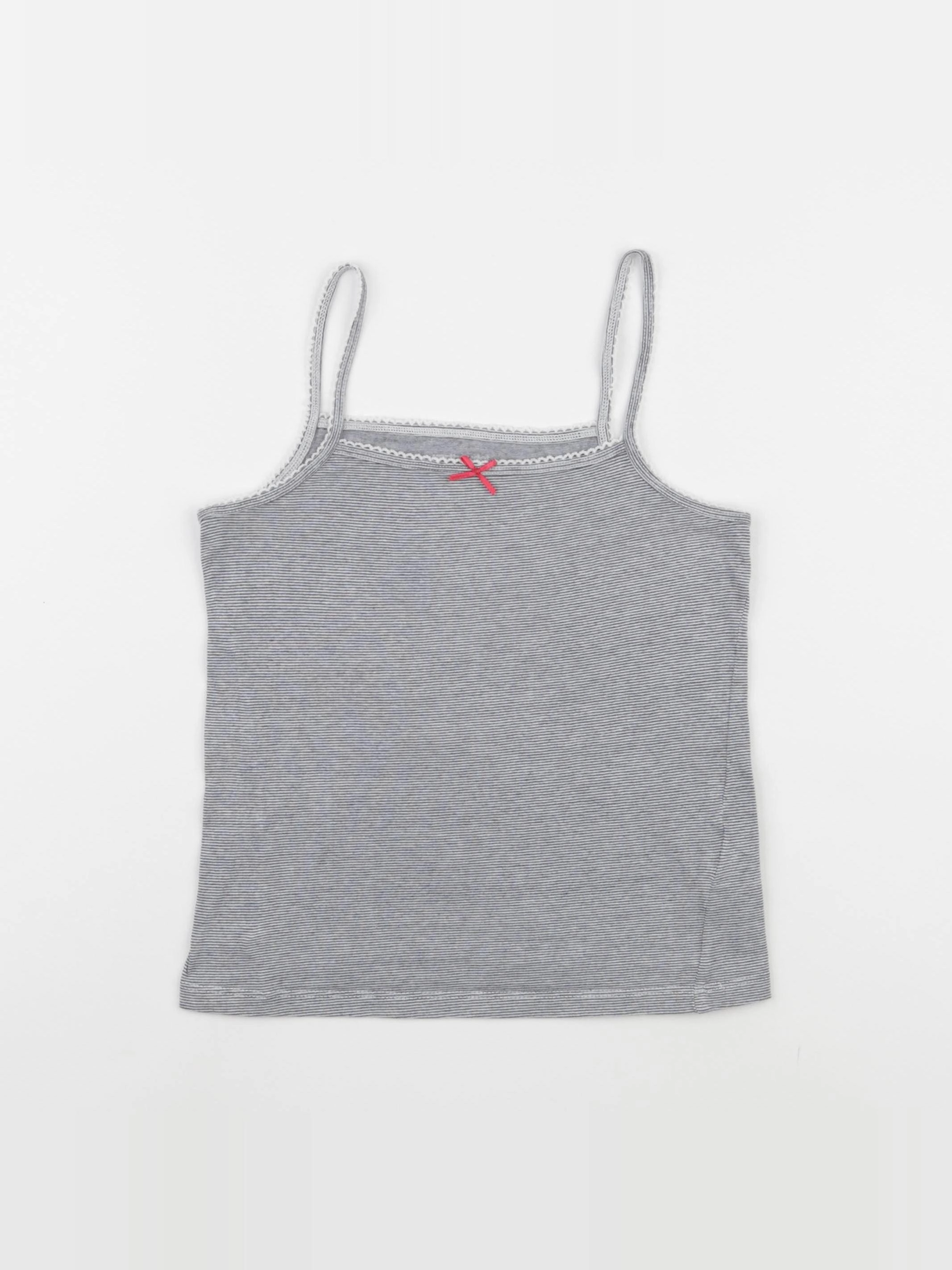 Vertbaudet - maillot de corps gris - 8 ans